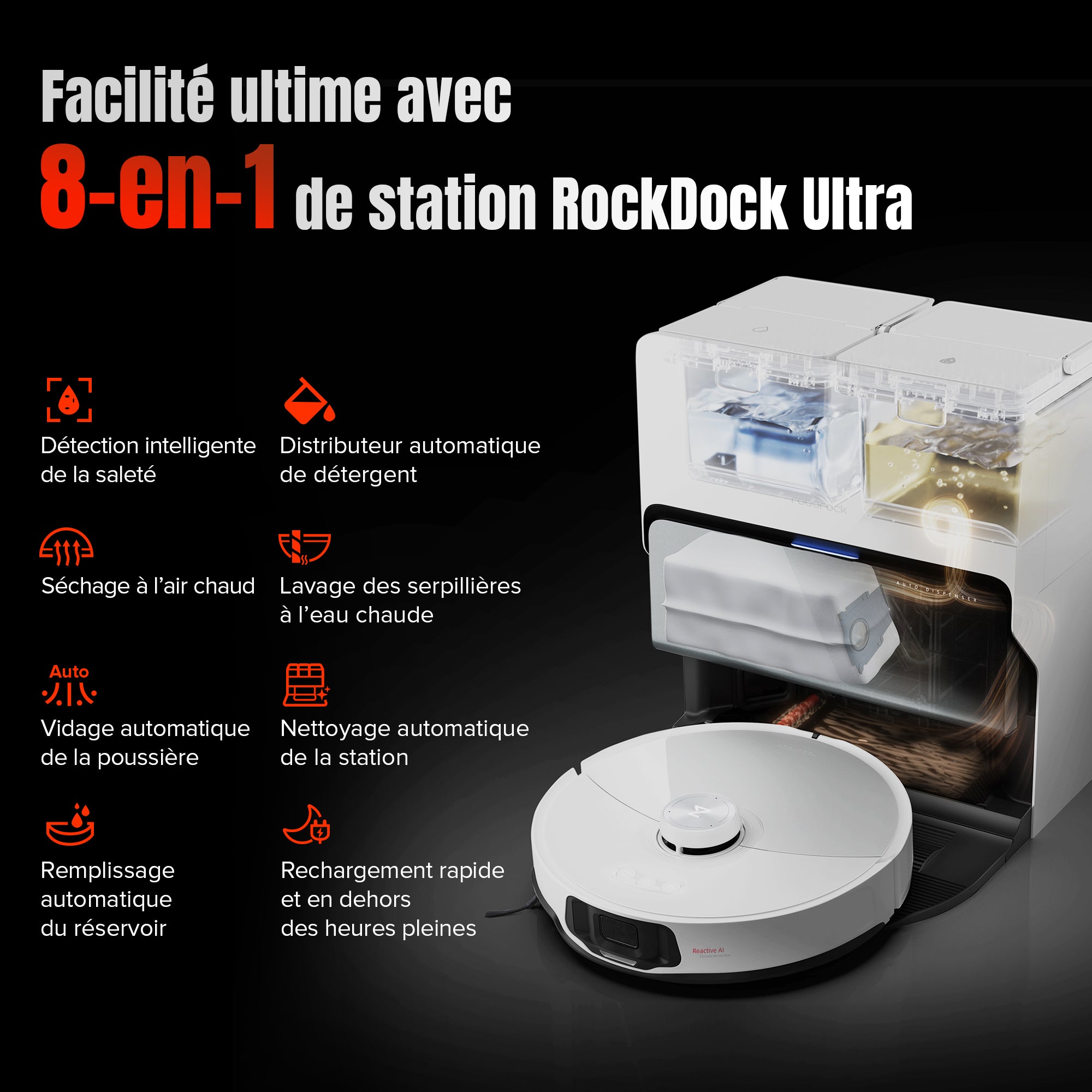 roborock-s8-maxv-ultra-robot-aspirateur-laveur-station-8-en-1 image 2