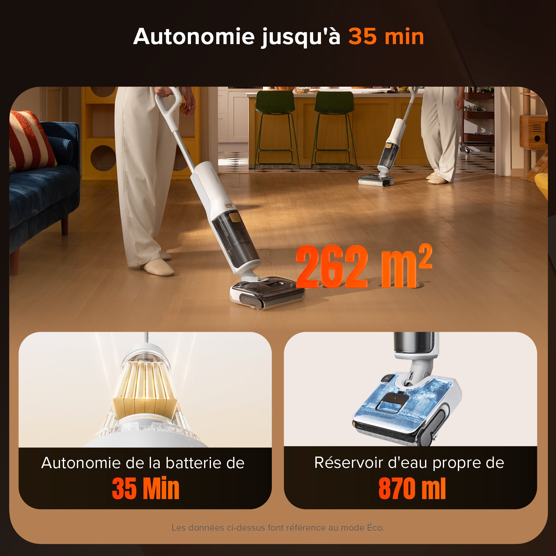 roborock-f25-gt-aspirateur-laveur-sans-fil-sec-humide-bord-bord image 8