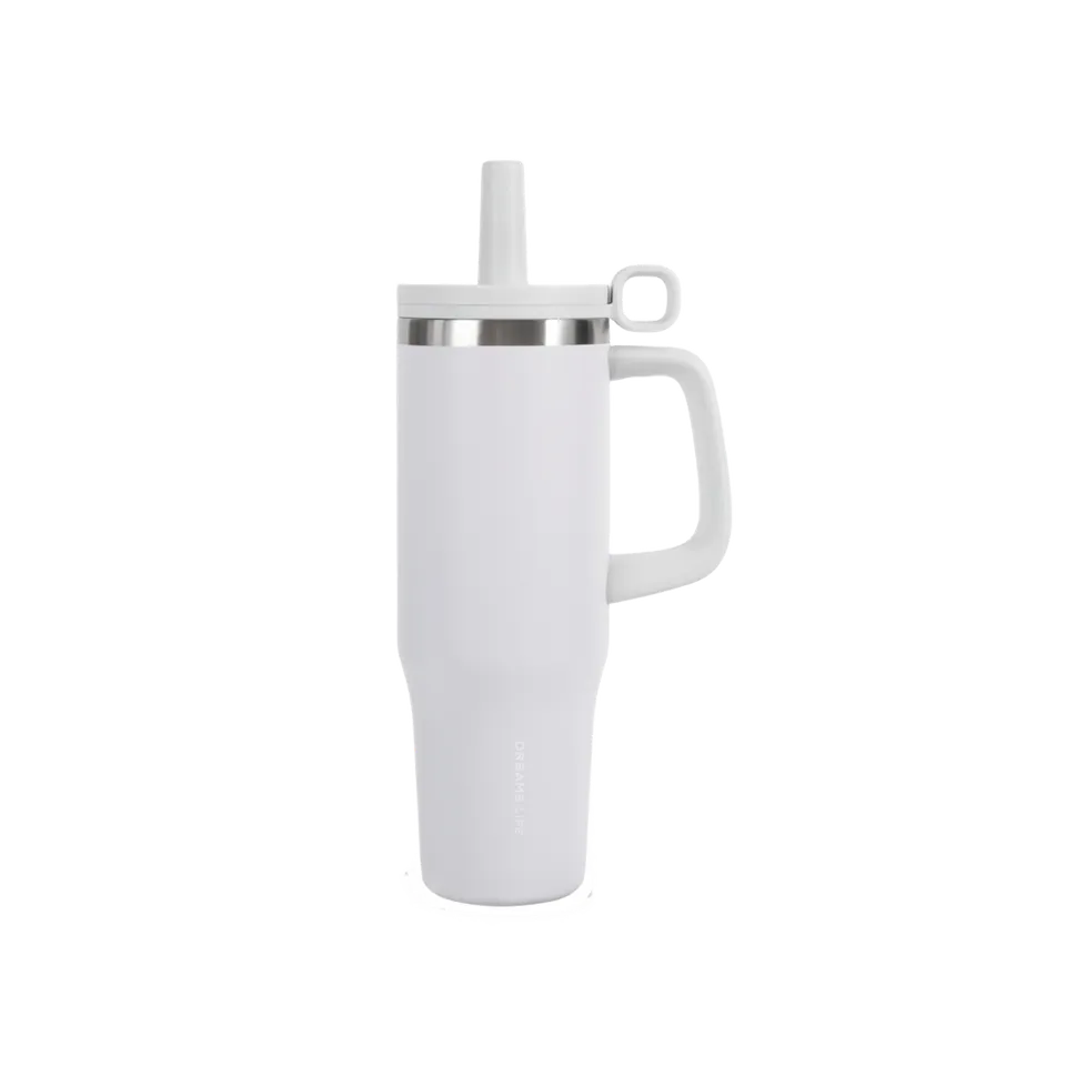 dreame-life-gobelet-isotherme-1200-ml-inox-blanc image 1