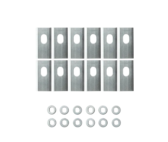 dreame-a-series-lot-12-lames-robot-tondeuse-a1-a2-coupe-acier image 1