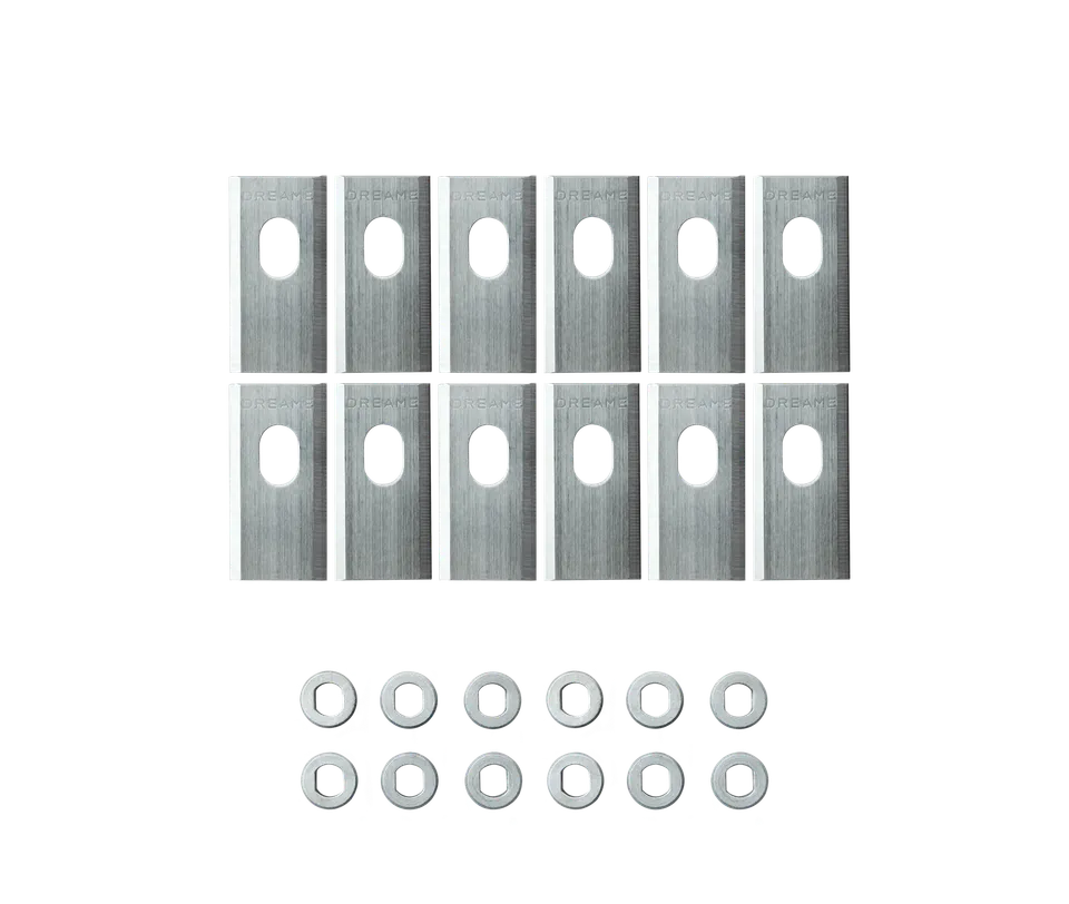dreame-a-series-lot-12-lames-robot-tondeuse-a1-a2-coupe-acier image 1