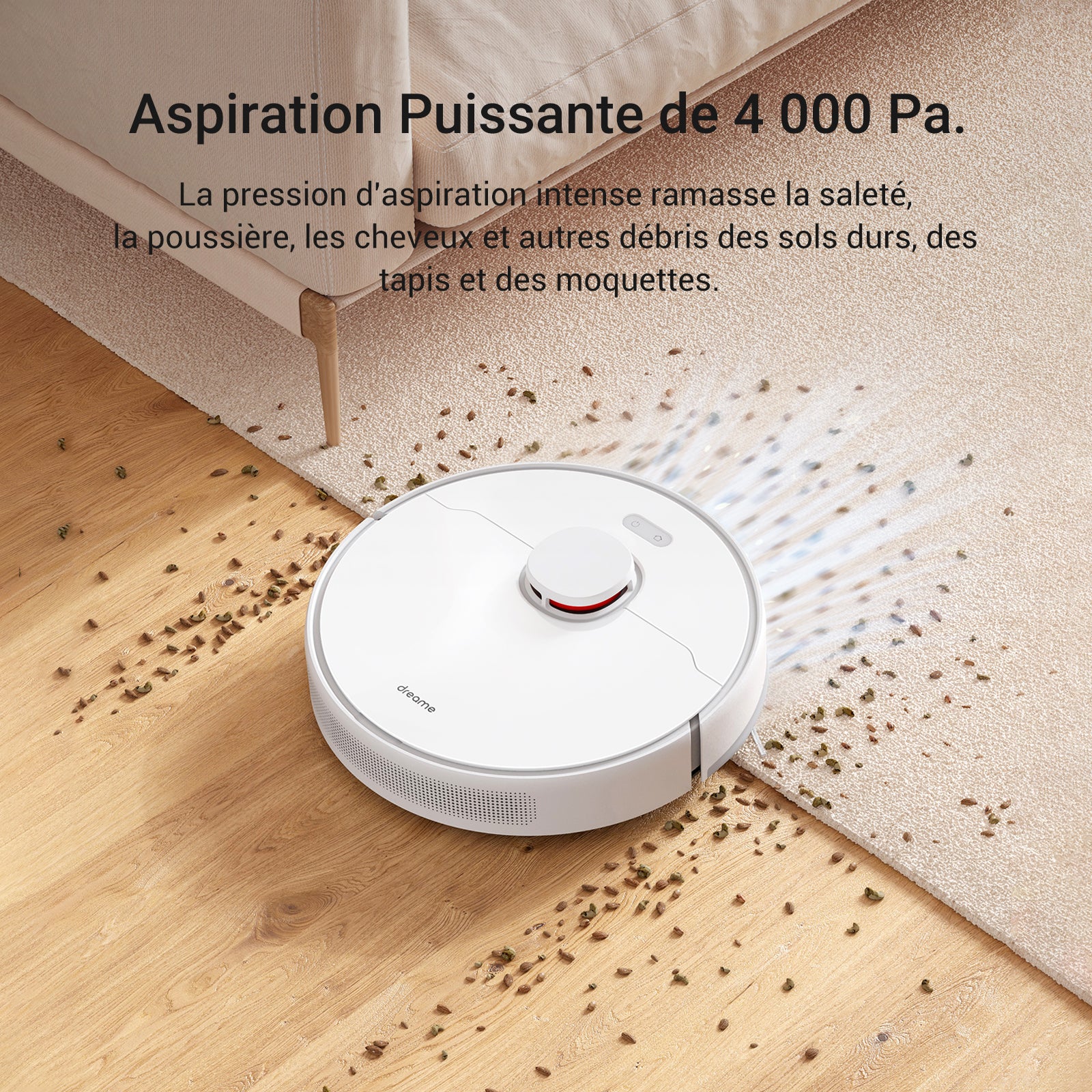dreame-d10-plus-robot-aspirateur-laveur-4000-pa-lidar image 7