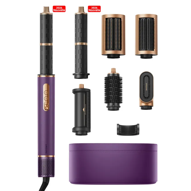 dreame-airstyle-pro-multistyler-violet-7-en-1-air-chaud image 1