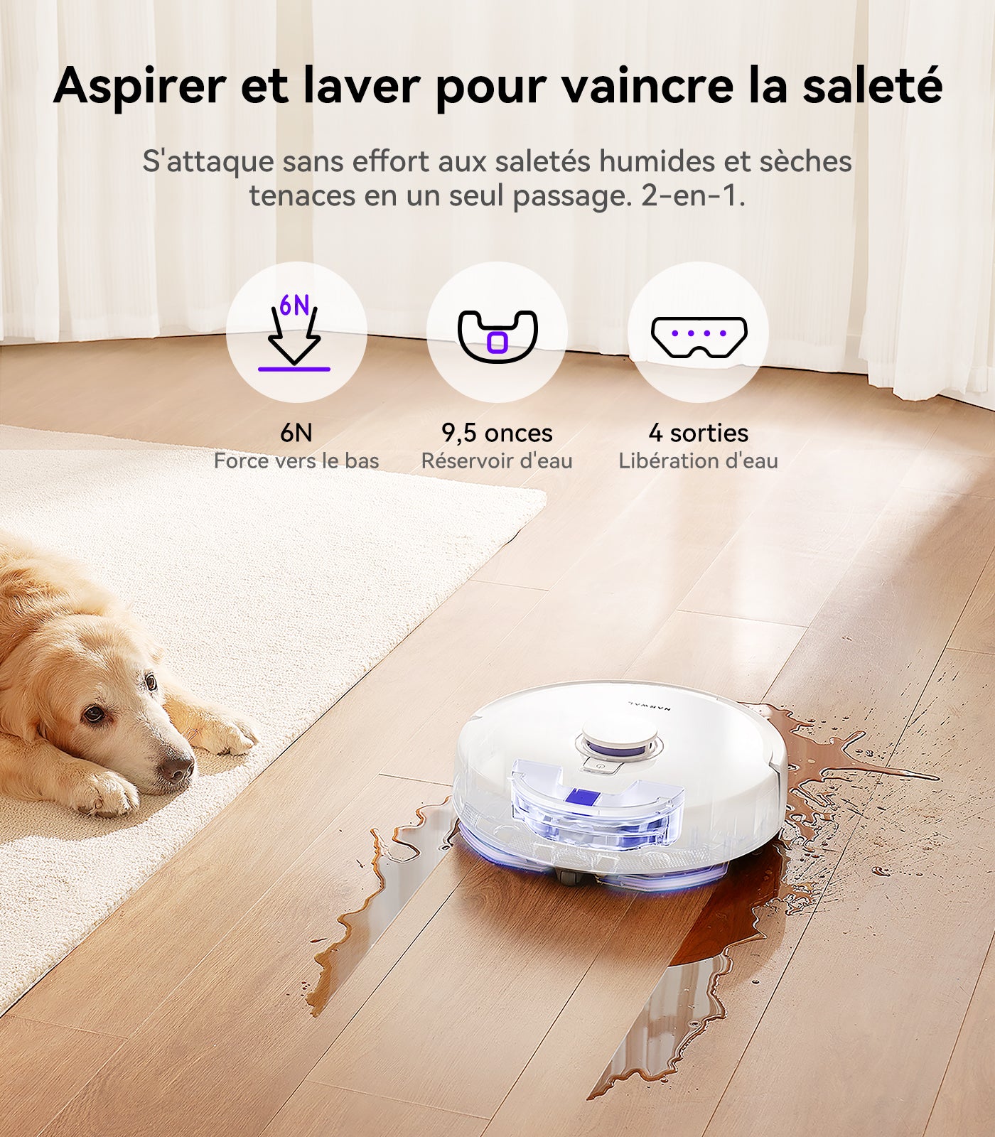 narwal-freo-x-plus-aspirateur-laveur-pack-1-an-7800-pa image 5