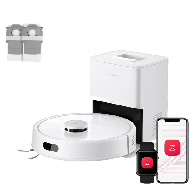 roborock-q7-l5-set-robot-aspirateur-laveur-blanc-station-auto image 1