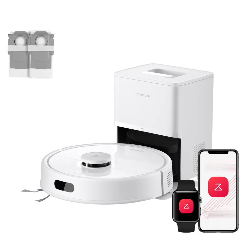 roborock-q7-l5-set-robot-aspirateur-laveur-blanc-station-auto image 1
