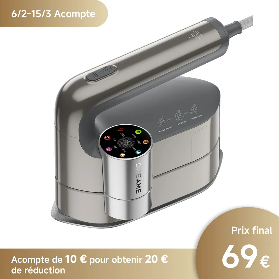 dreame-air-rotafly-p7-fer-repasser-vapeur-rotatif-90 image 1