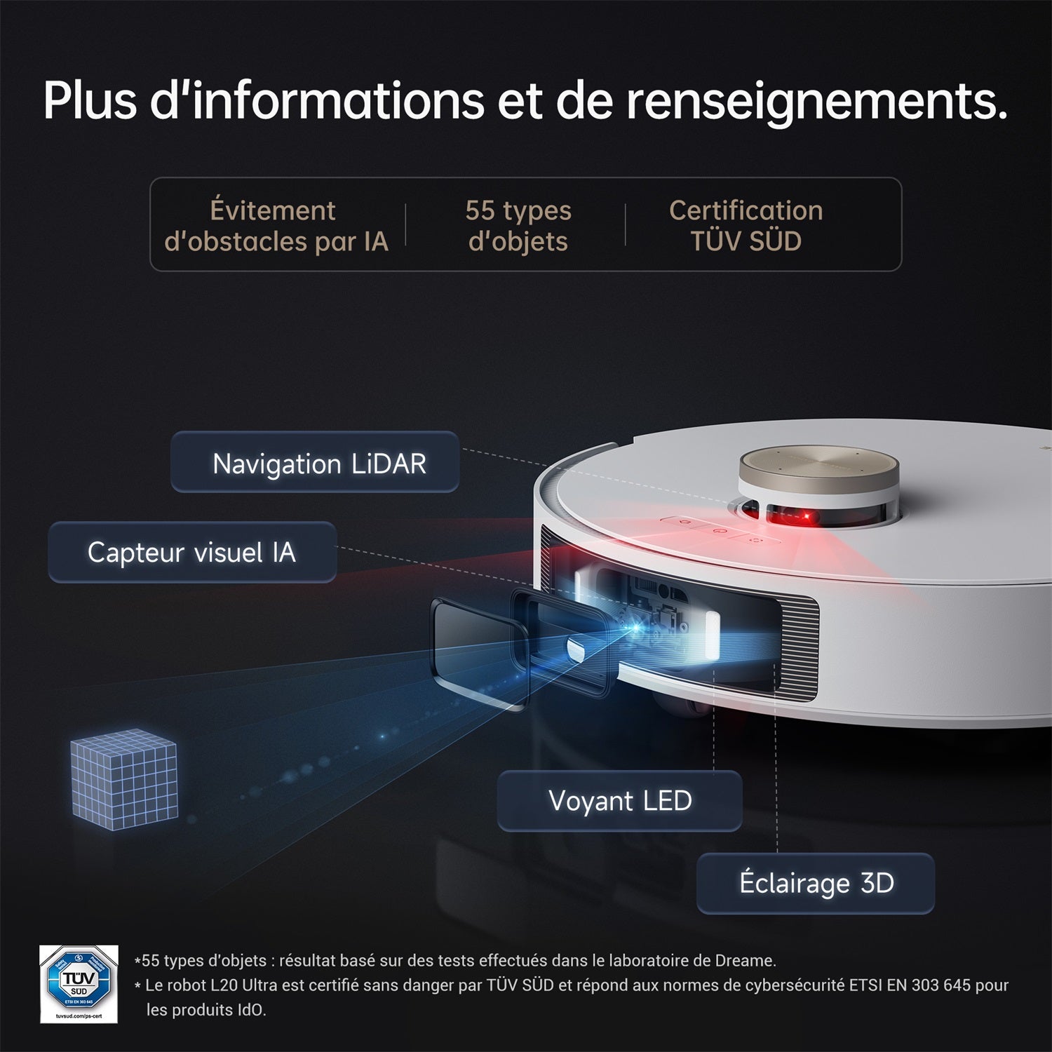 dreame-l-l20-ultra-complete-robot-aspirateur-7000-pa-kit-1-an image 6