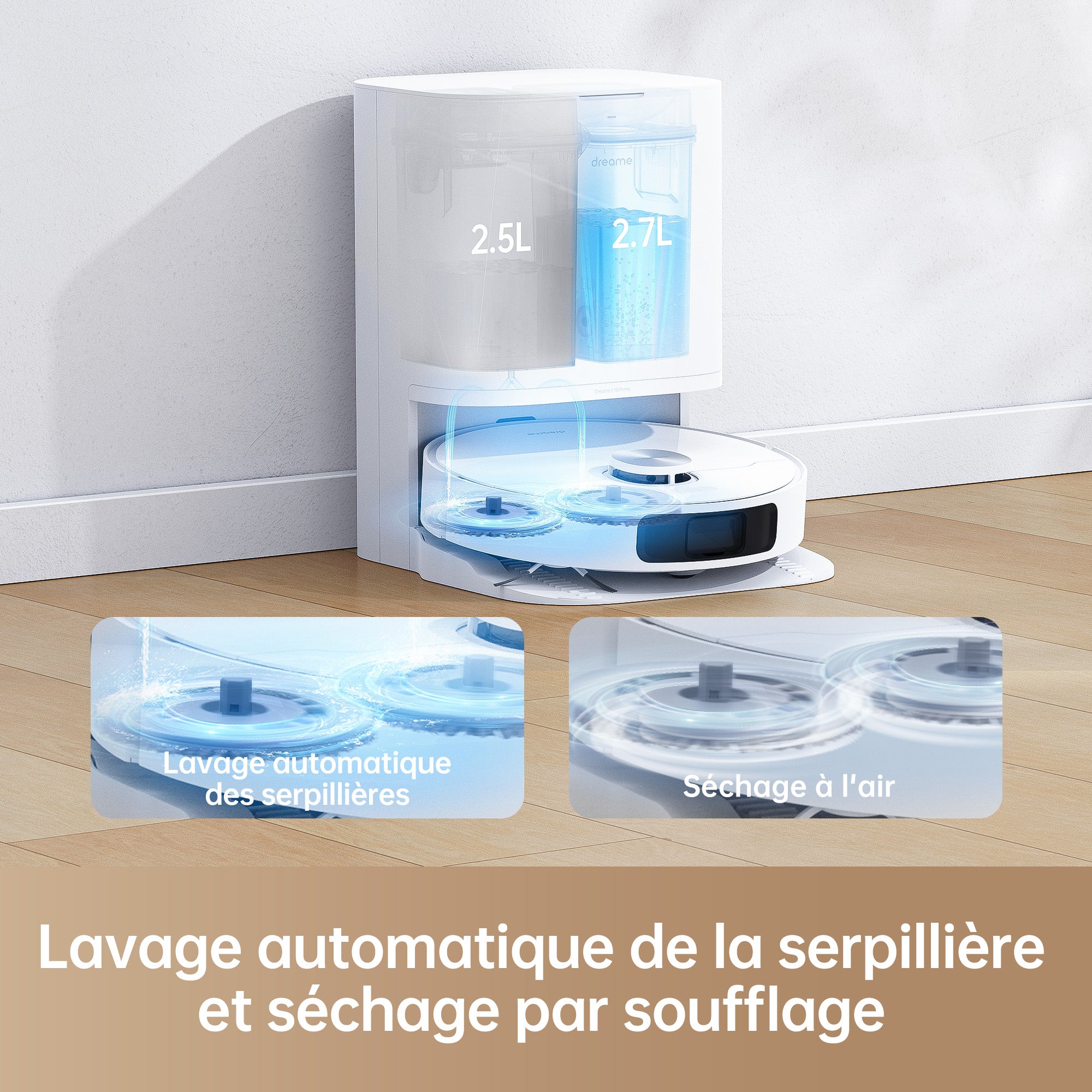 dreame-l10-prime-robot-aspirateur-laveur-4000-pa-lds image 4