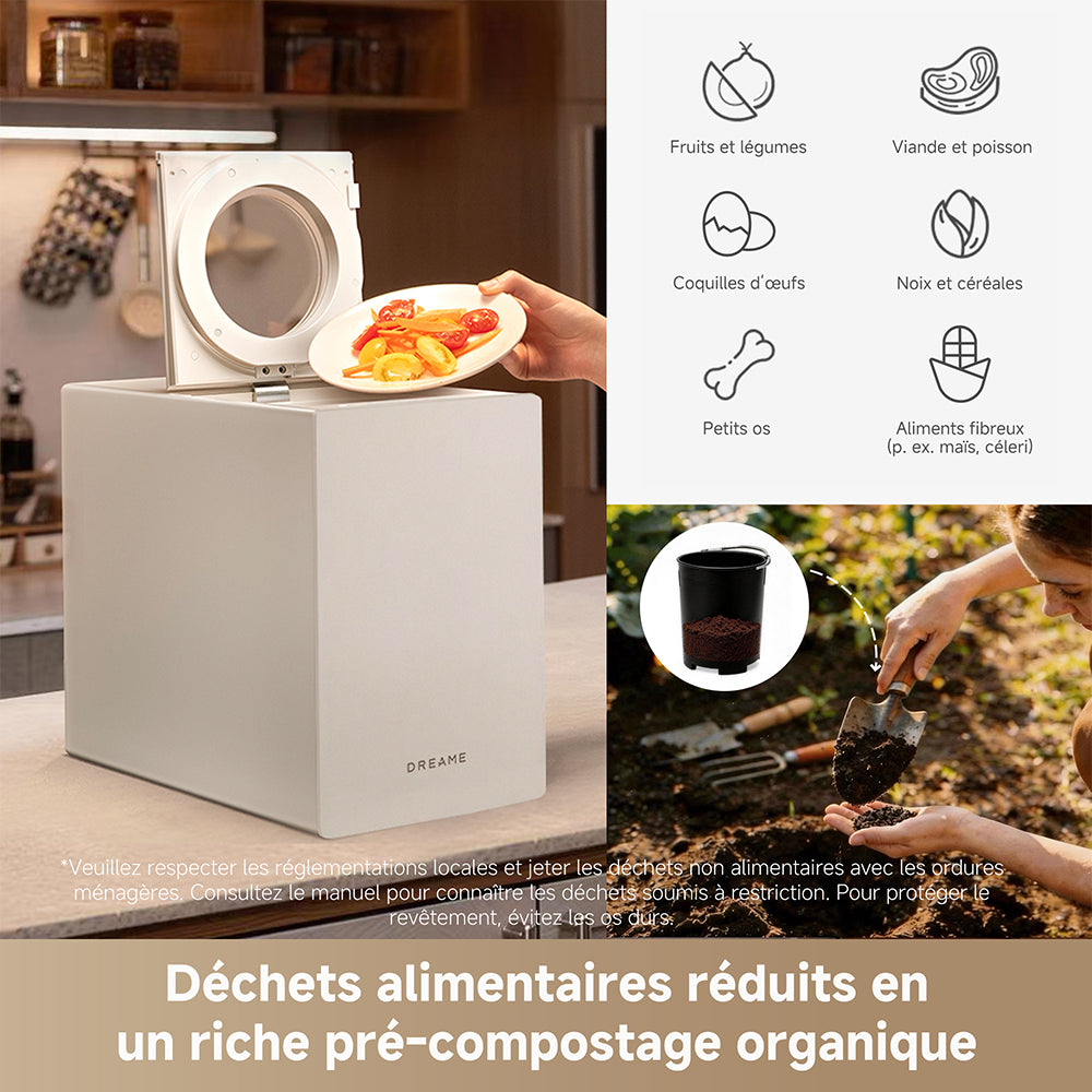 dreame-sf25-broyeur-d-chets-alimentaires-wifi-compact image 3