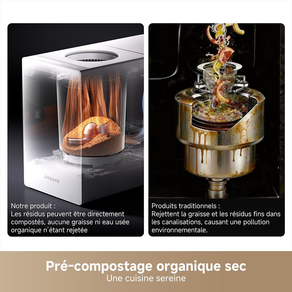 dreame-sf25-broyeur-d-chets-alimentaires-wifi-compact image 8