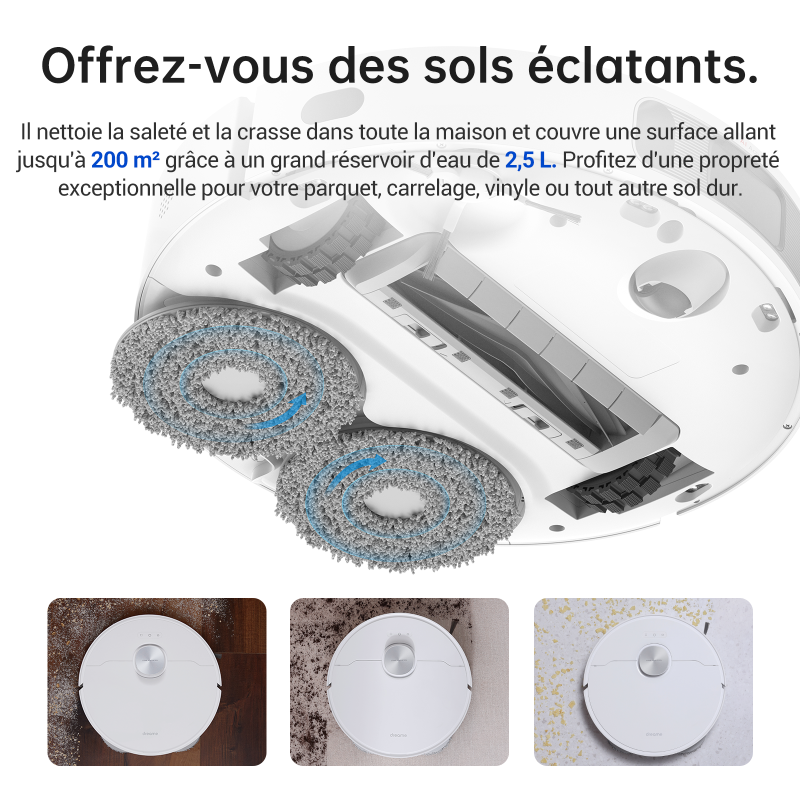 dreame-l10s-ultra-robot-aspirateur-laveur-5300-pa-vidage-auto image 8