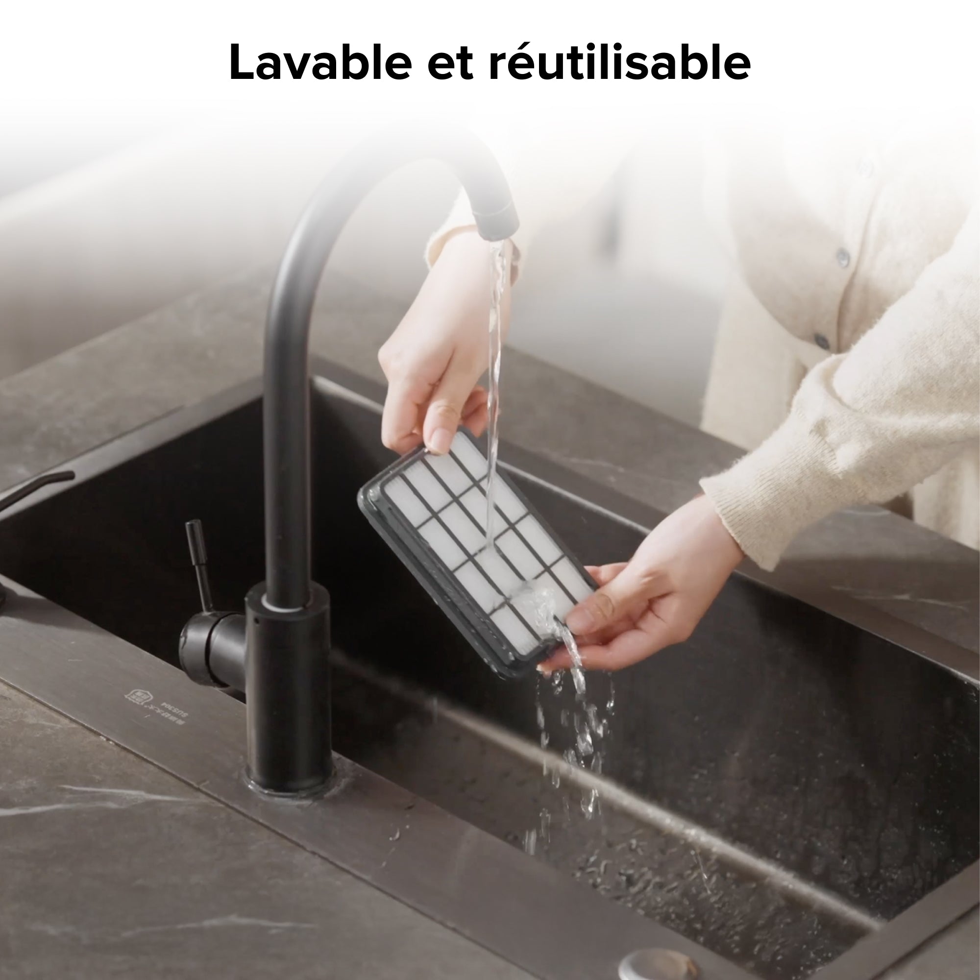 roborock-h60-hub-filtre-lavable-pour-aspirateur-balai image 3