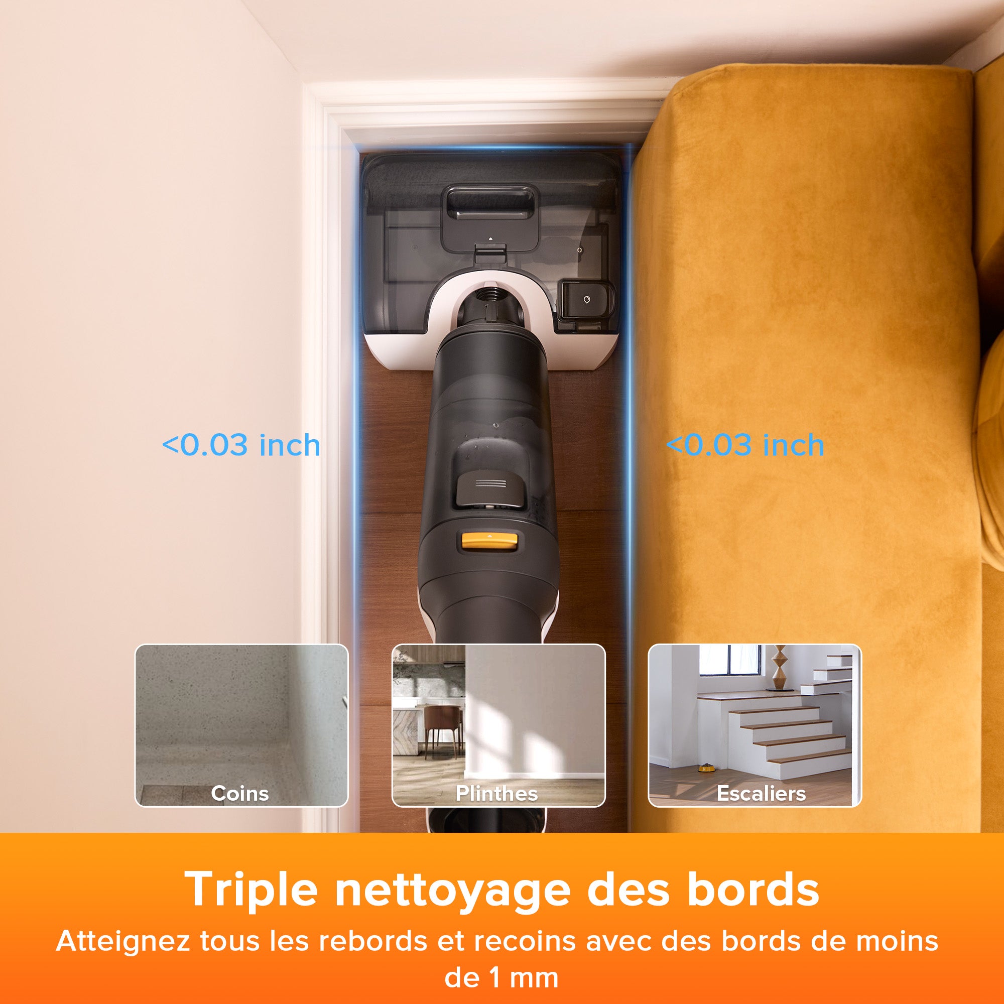 roborock-f25-lt-aspirateur-laveur-sans-fil-profil-bas-bord-bord image 6