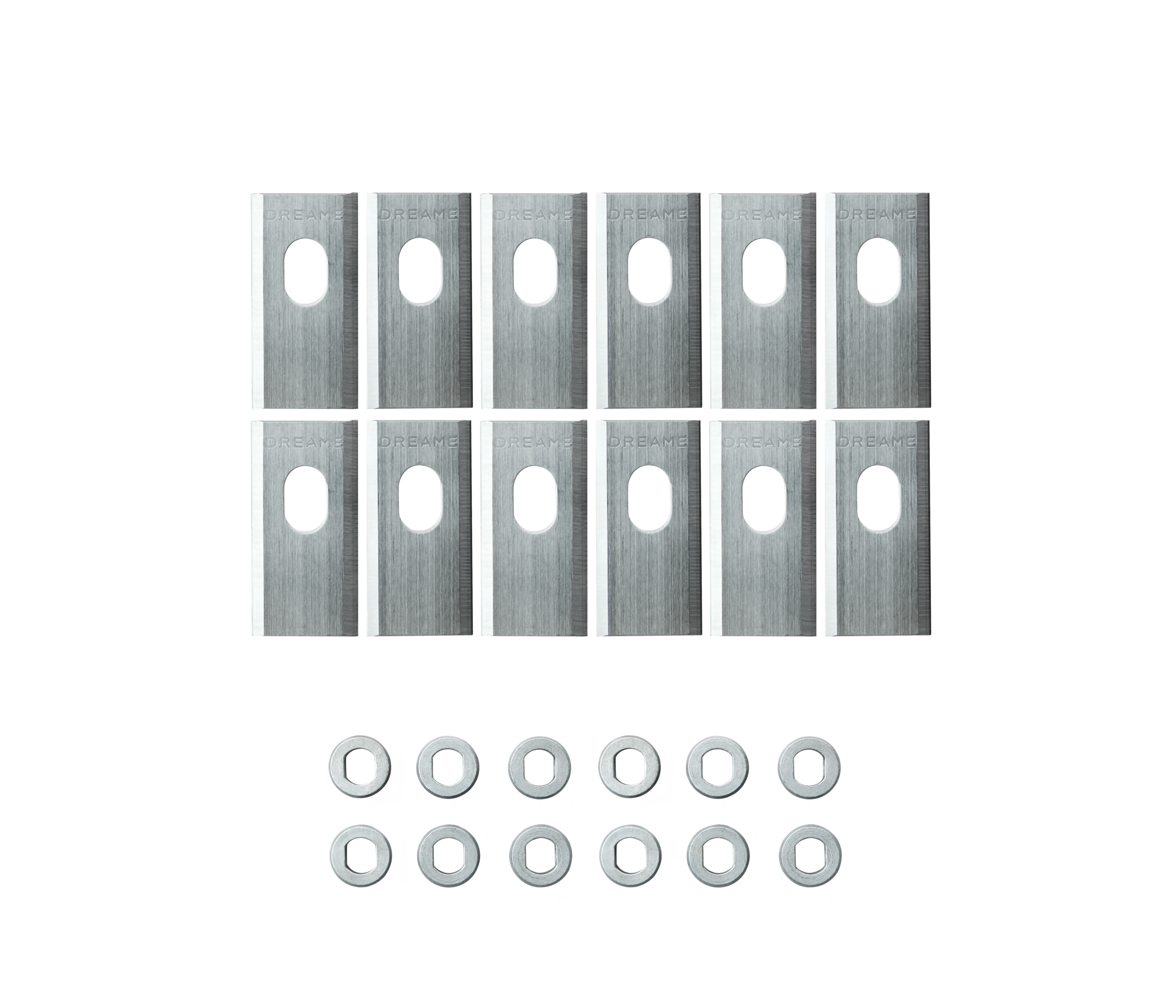 dreame-a-series-lot-12-lames-robot-tondeuse-a1-a2-coupe-acier image 1