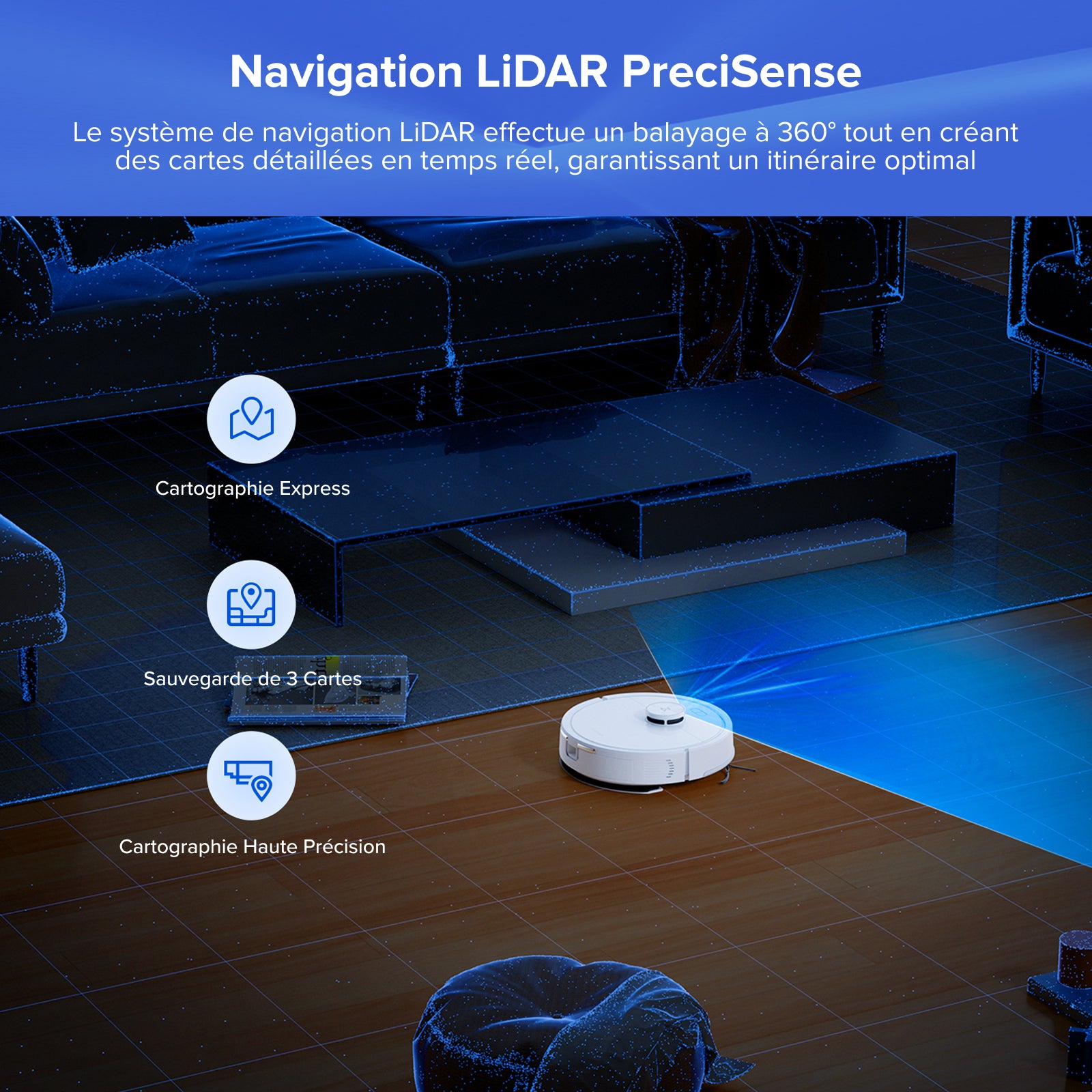 roborock-q7-l5-robot-aspirateur-laveur-blanc-station-lidar image 7
