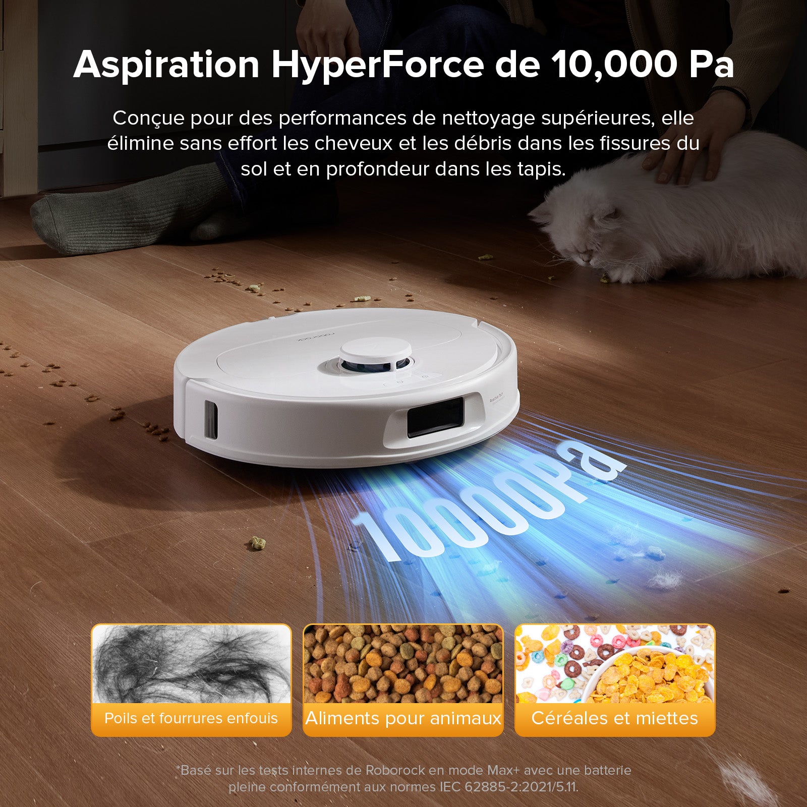 roborock-qv-35s-set-robot-aspirateur-laveur-noir-10000-pa image 2