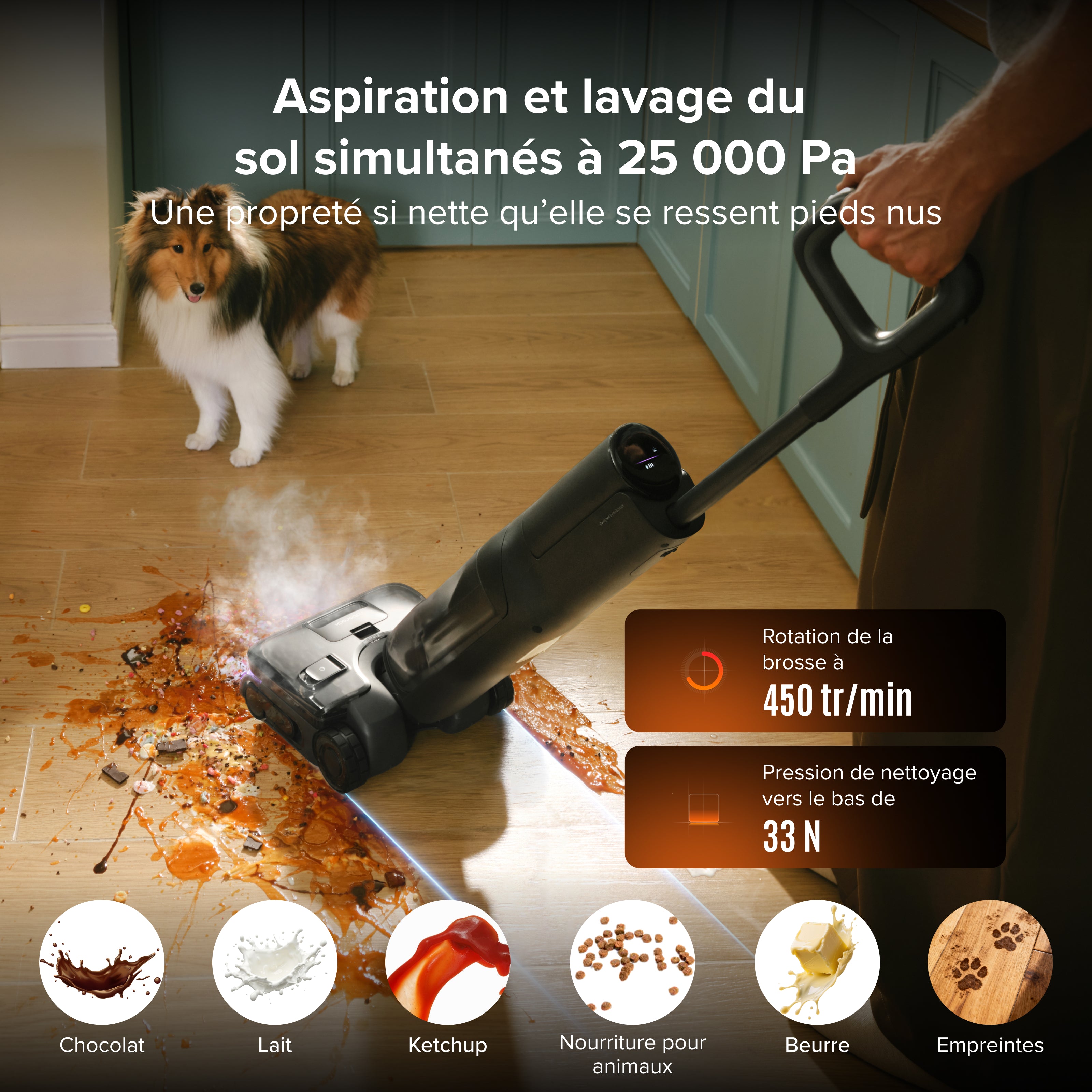 roborock-f25-steam-aspirateur-laveur-vapeur-25000-pa image 3