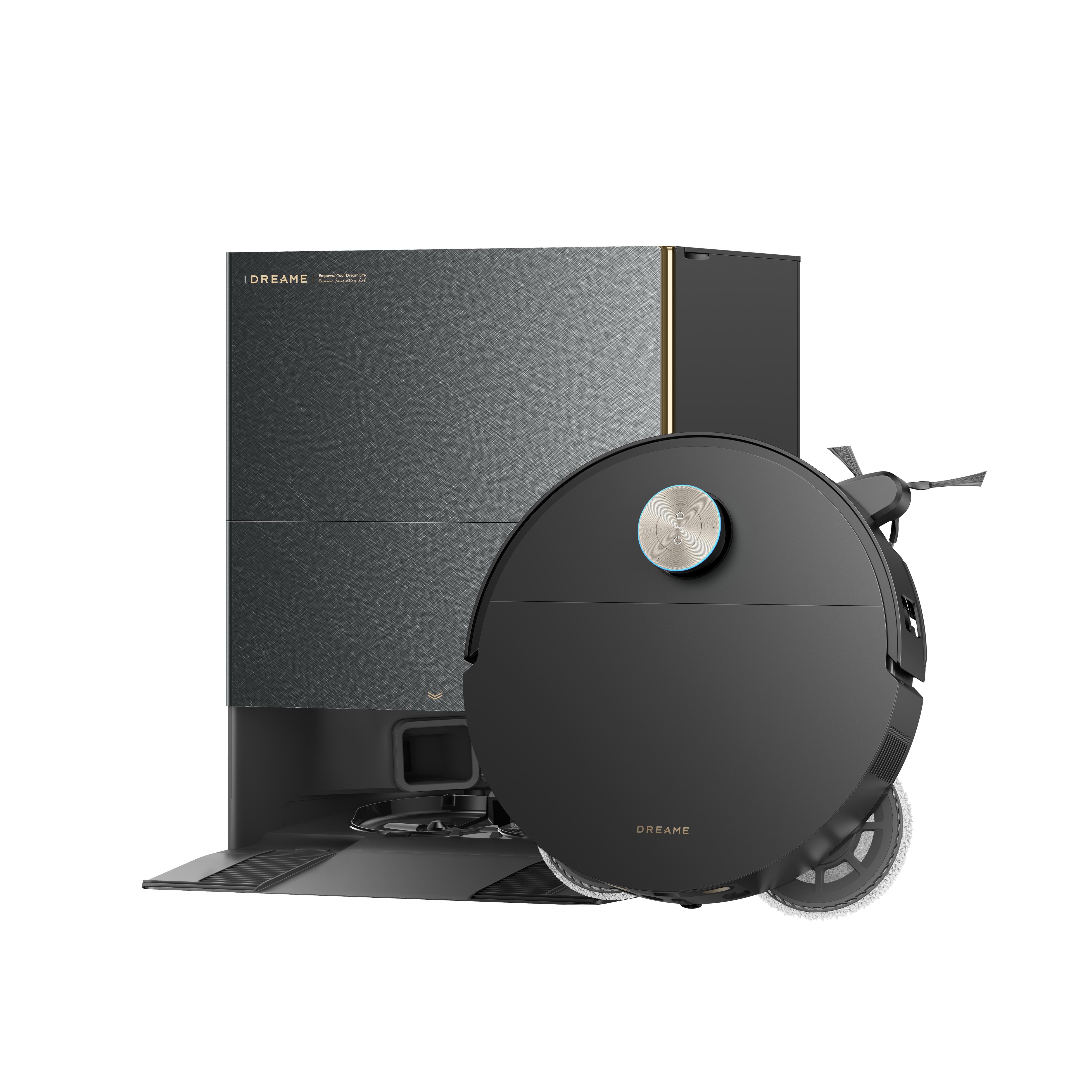 dreame-x50s-ultra-noir-robot-aspirateur-laveur-fin image 1