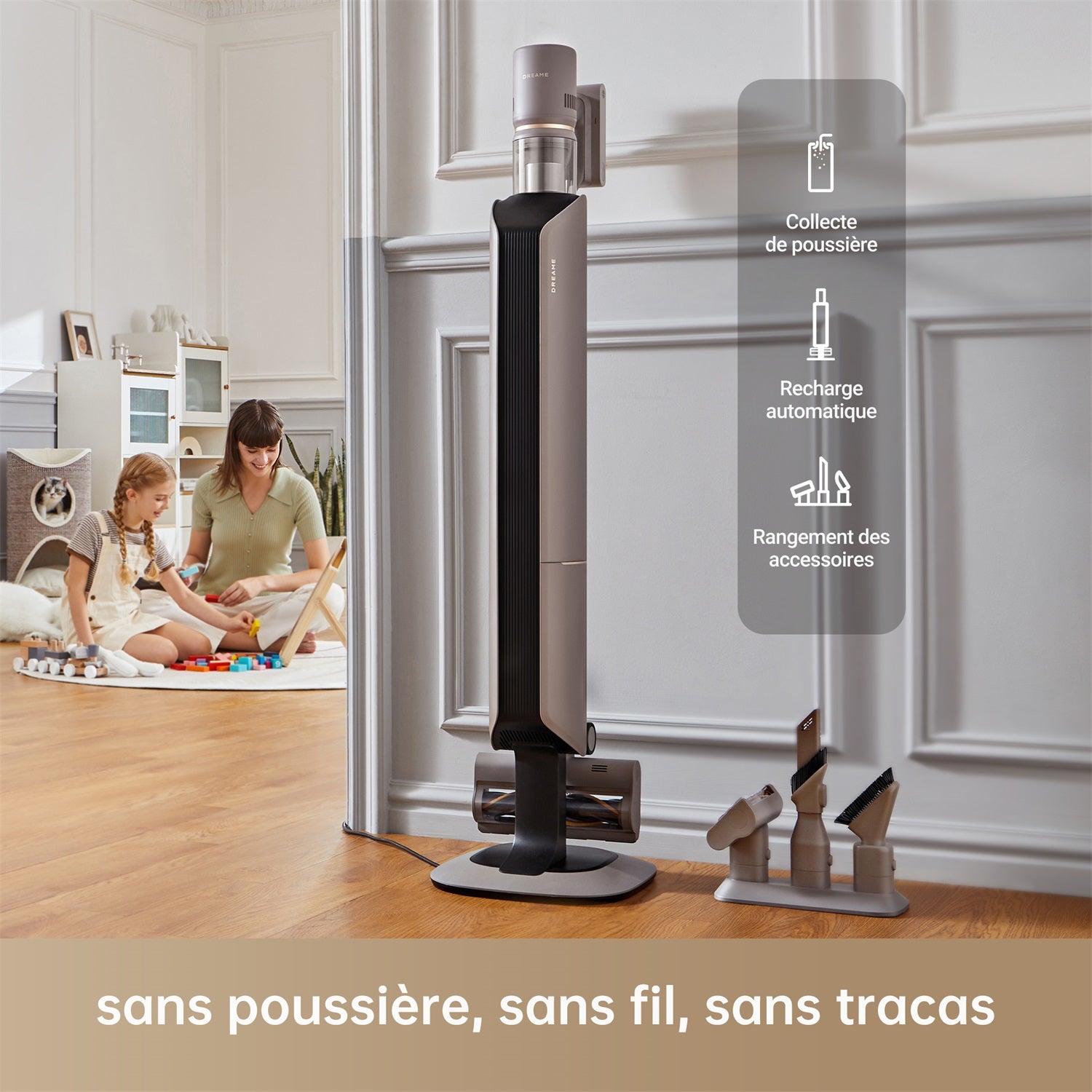 dreame-z10-station-aspirateur-balai-sans-fil-150-aw image 2