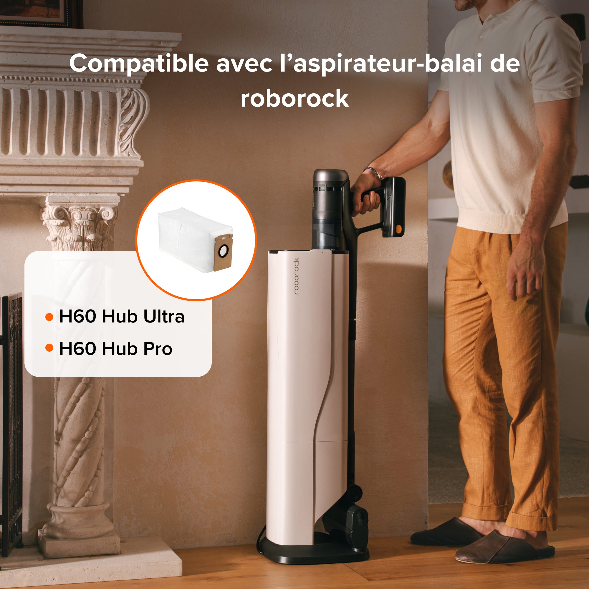 roborock-h60-sacs-poussi-re-3l-h60-hub-ultra-pro-x12 image 3