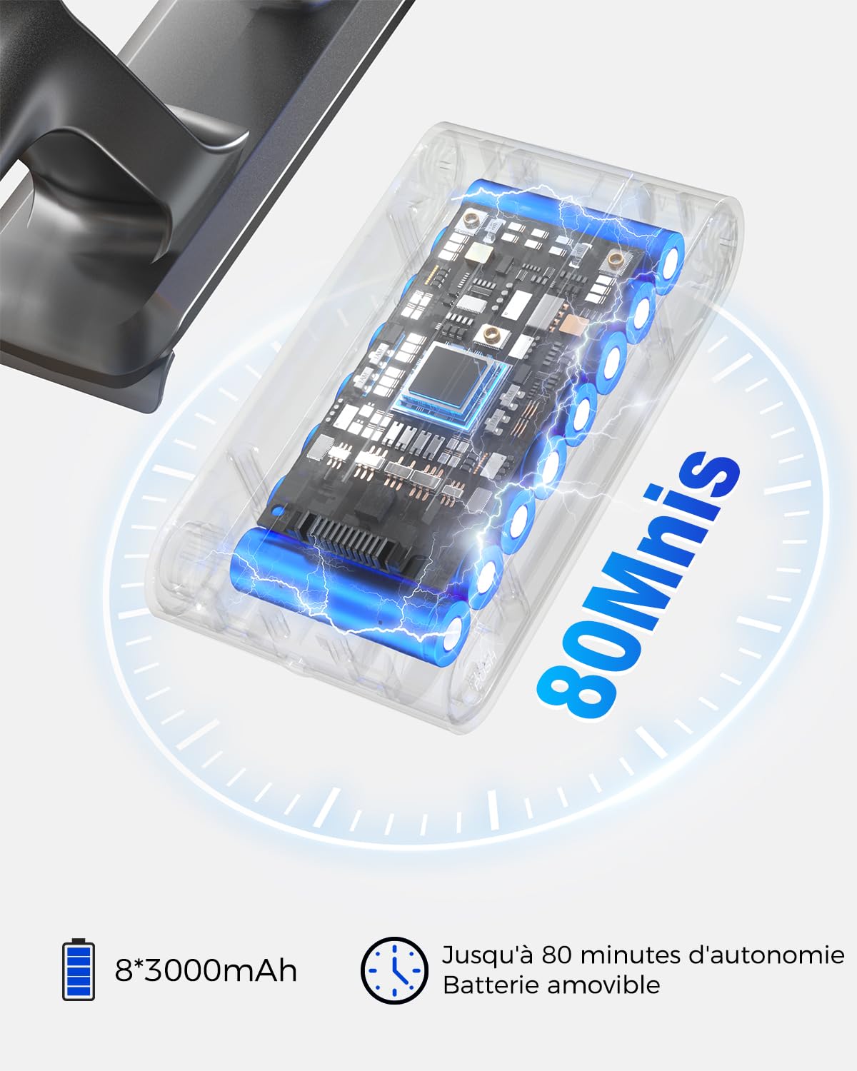 aonus-a10-aspirateur-balai-sans-fil-bleu-or-60kpa image 3