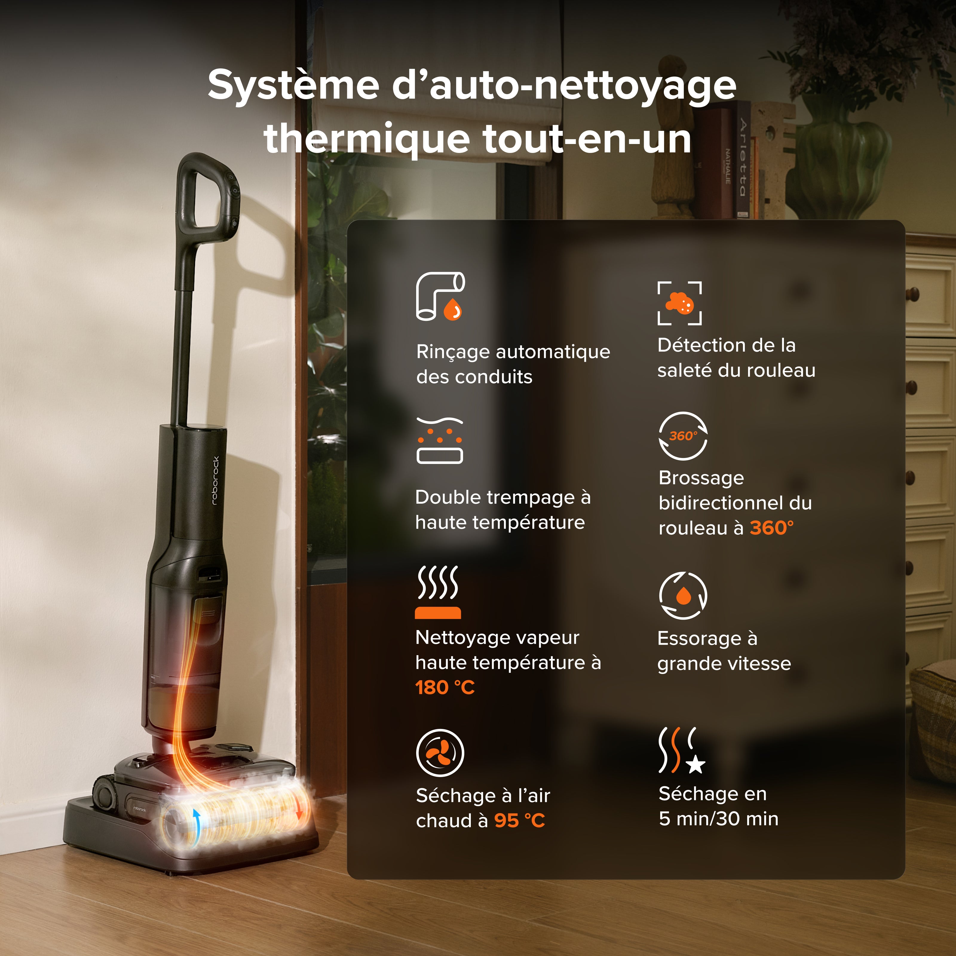 roborock-f25-steam-aspirateur-laveur-vapeur-25000-pa image 4