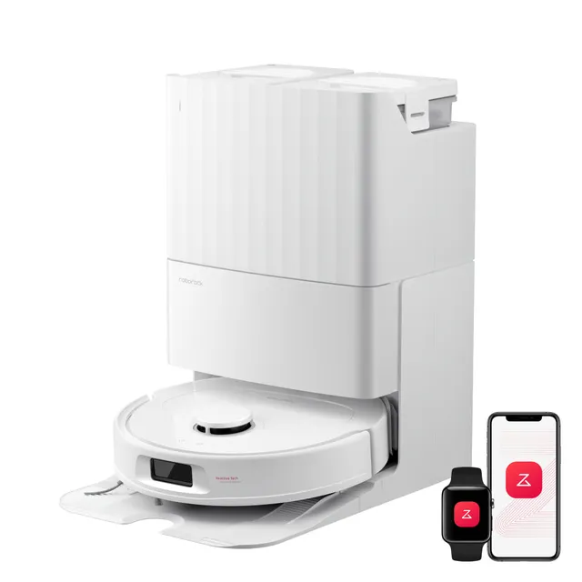 roborock-qrevo-s-pro-robot-aspirateur-laveur-blanc-18500pa image 1