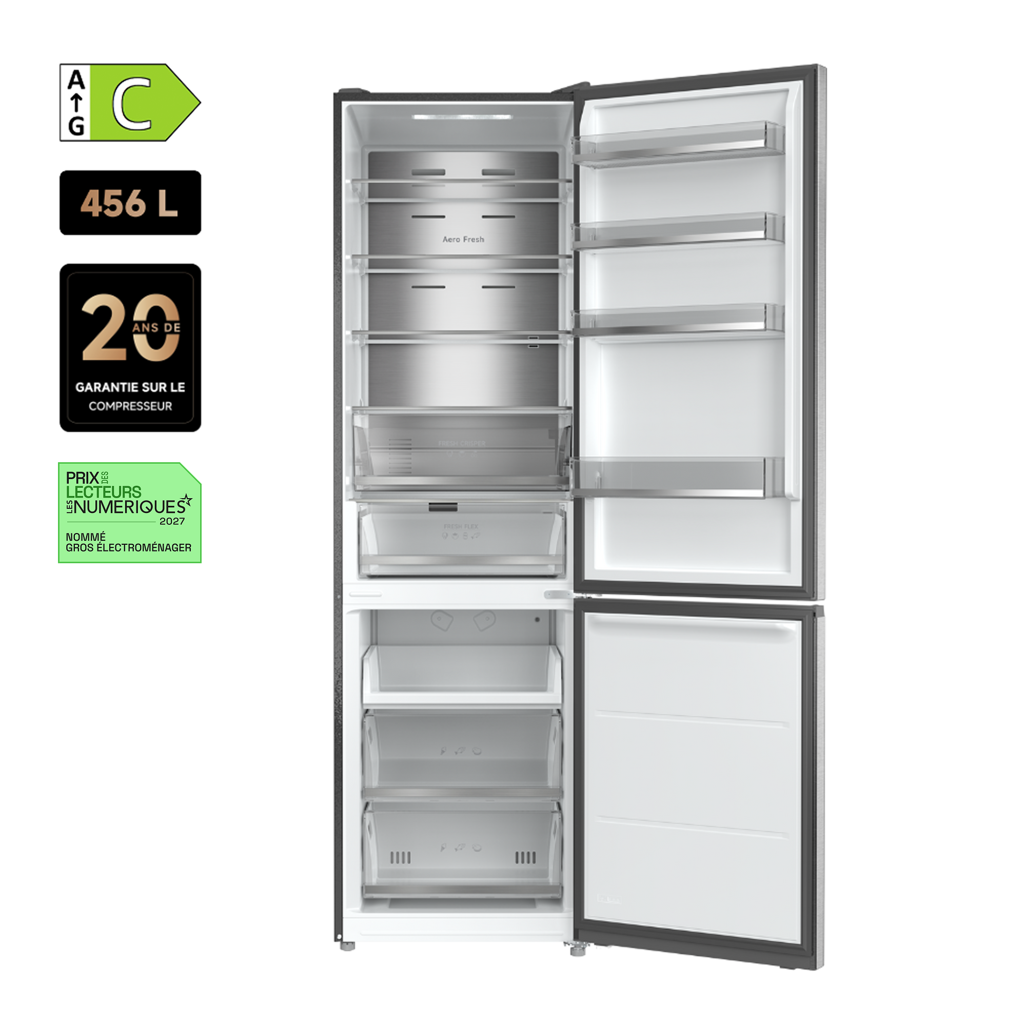 dreame-mega-pro-r-frig-rateur-456-l-classe-c-no-frost image 2