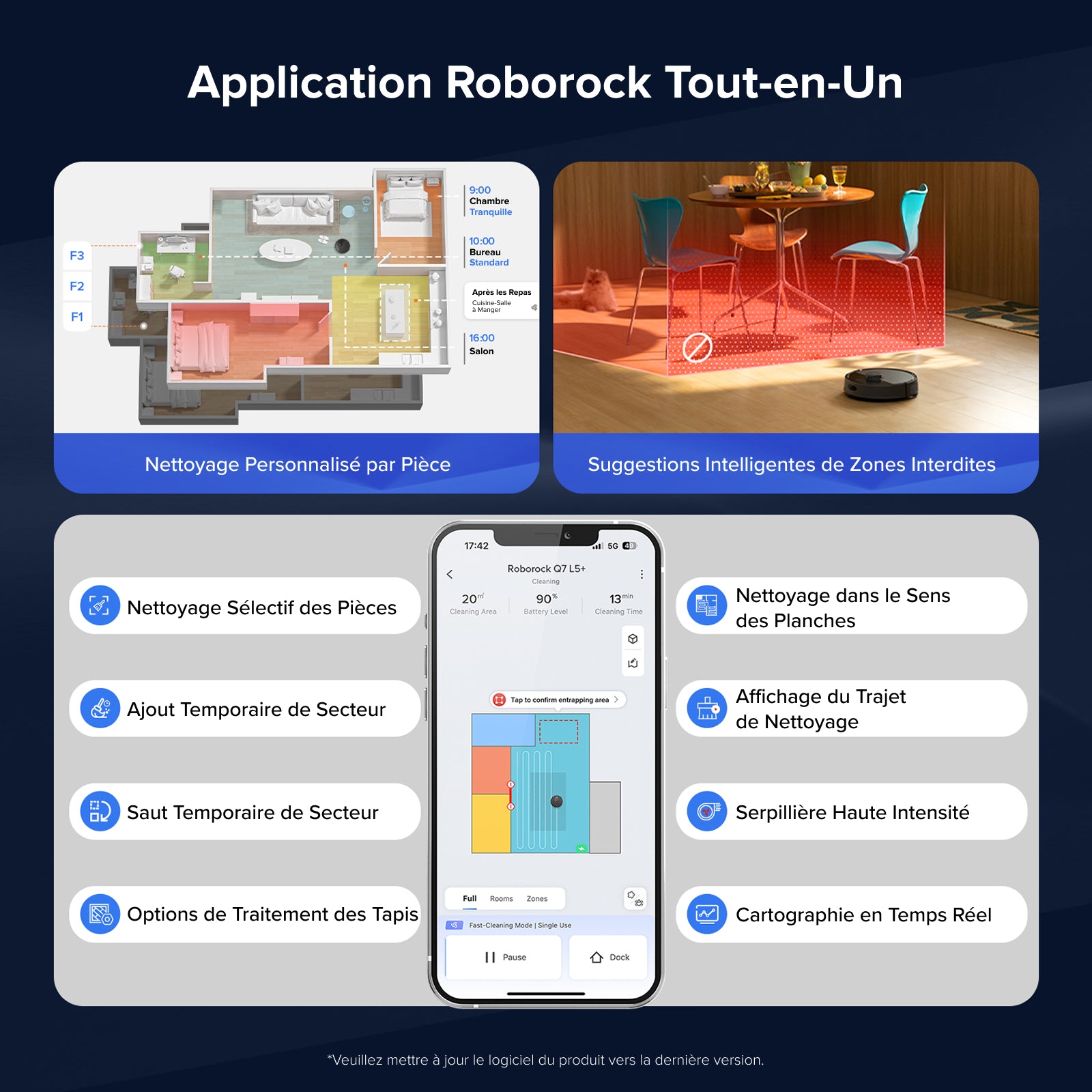 roborock-q7-l5-set-robot-aspirateur-laveur-blanc-station-auto image 8