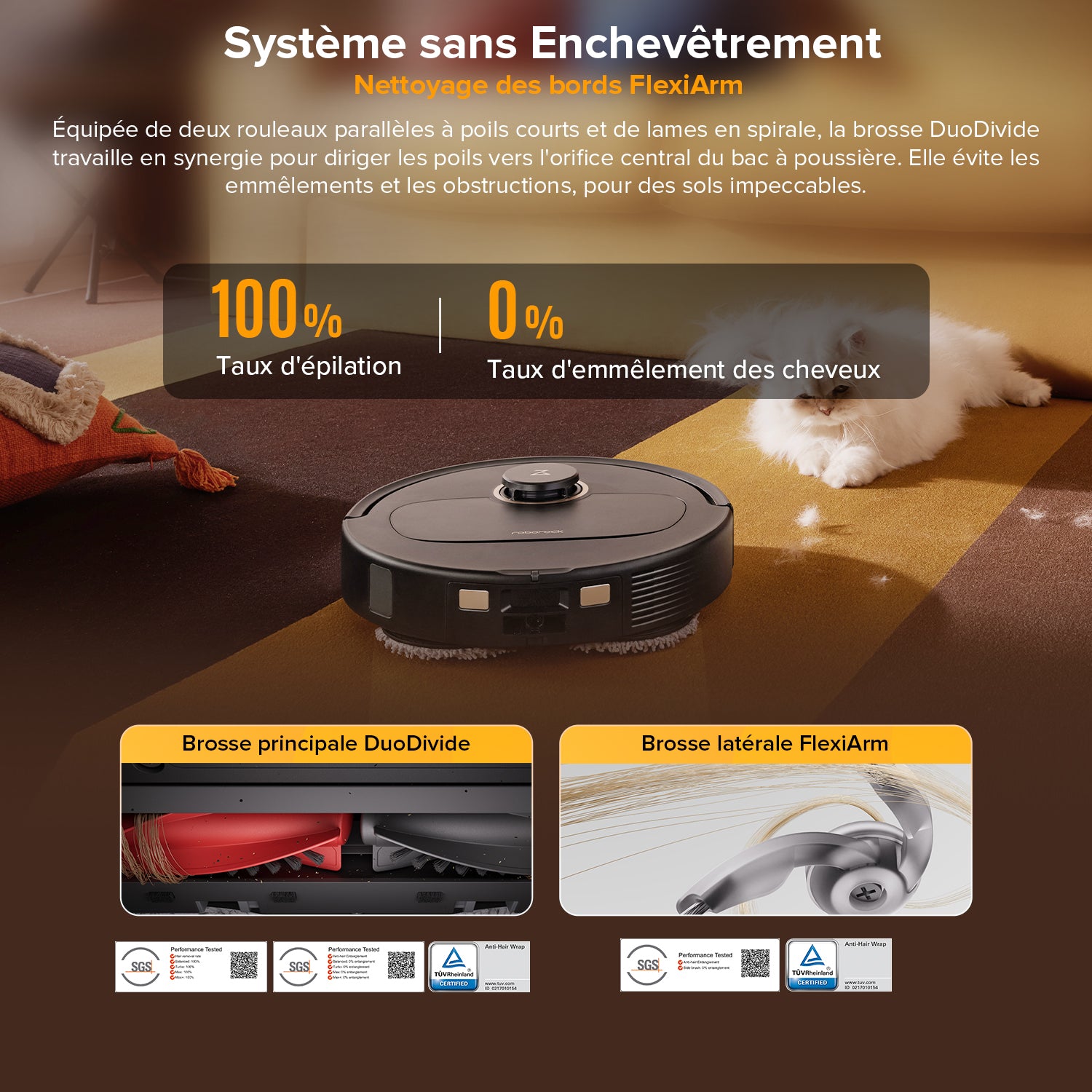 roborock-qrevo-s5v-robot-aspirateur-laveur-noir-12000-pa image 4