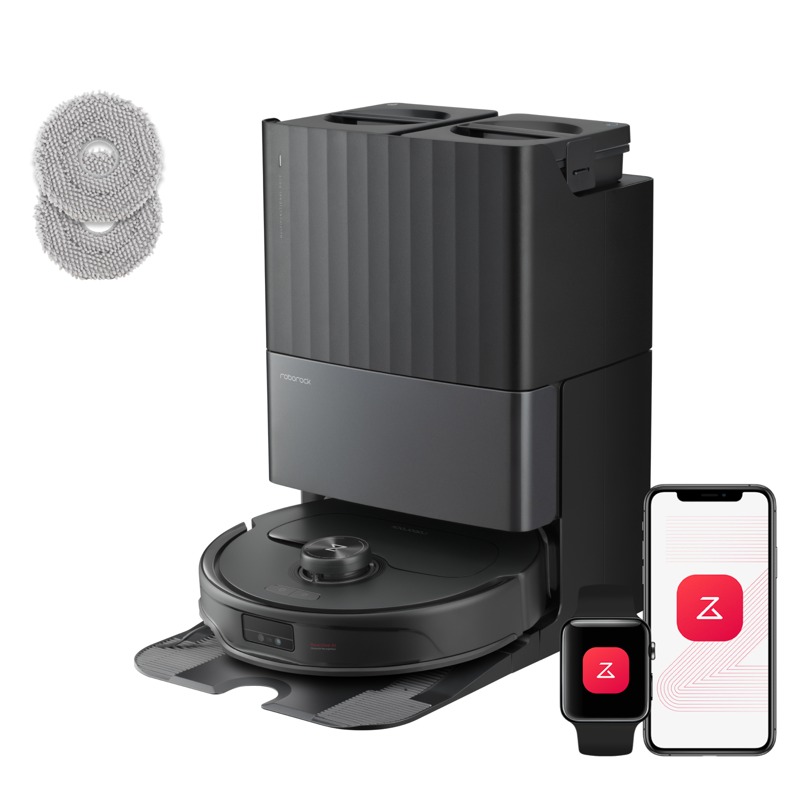 roborock-qrevo-master-set-robot-aspirateur-laveur-noir-station-3-0 image 1
