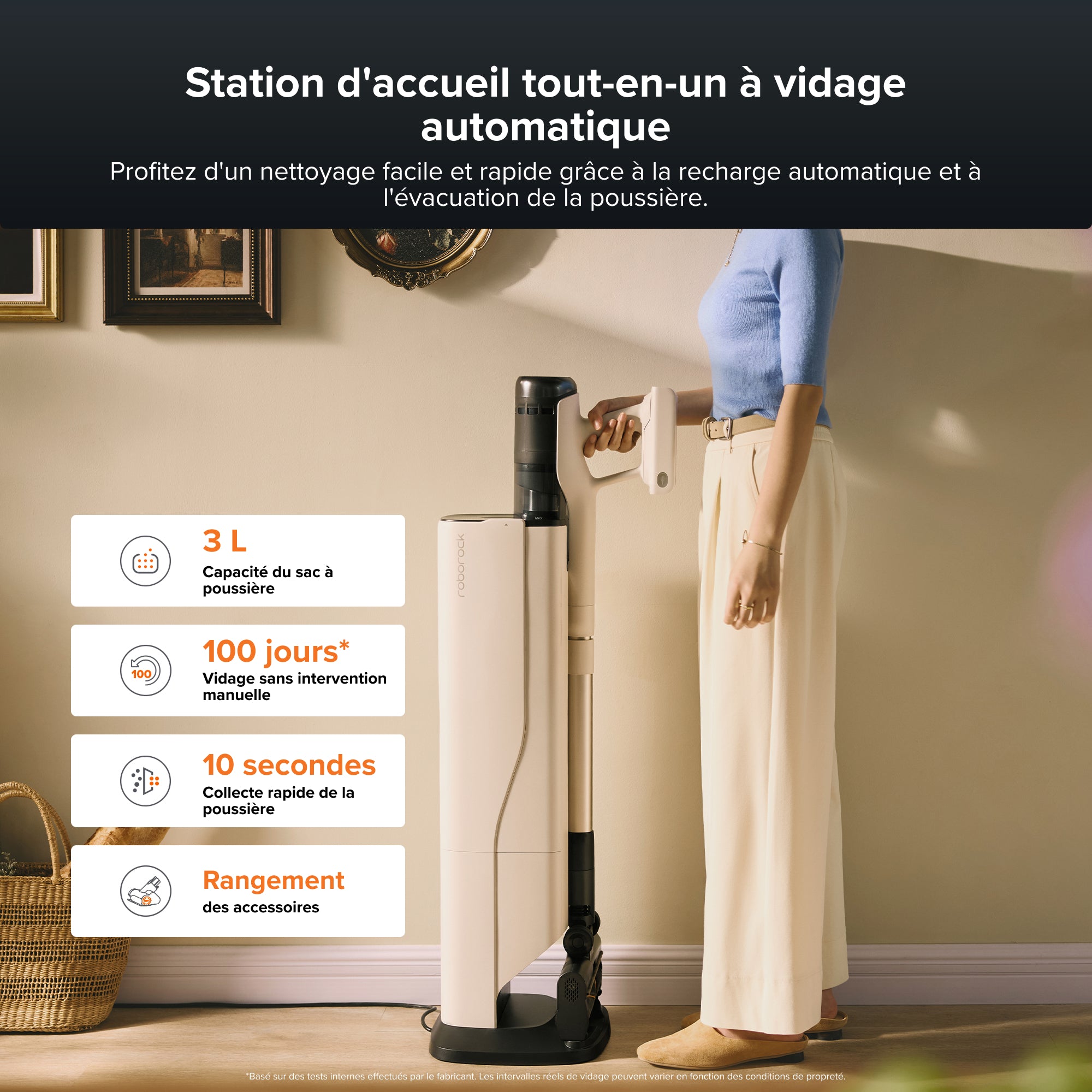 roborock-h60-hub-pro-aspirateur-balai-station-vidage image 2