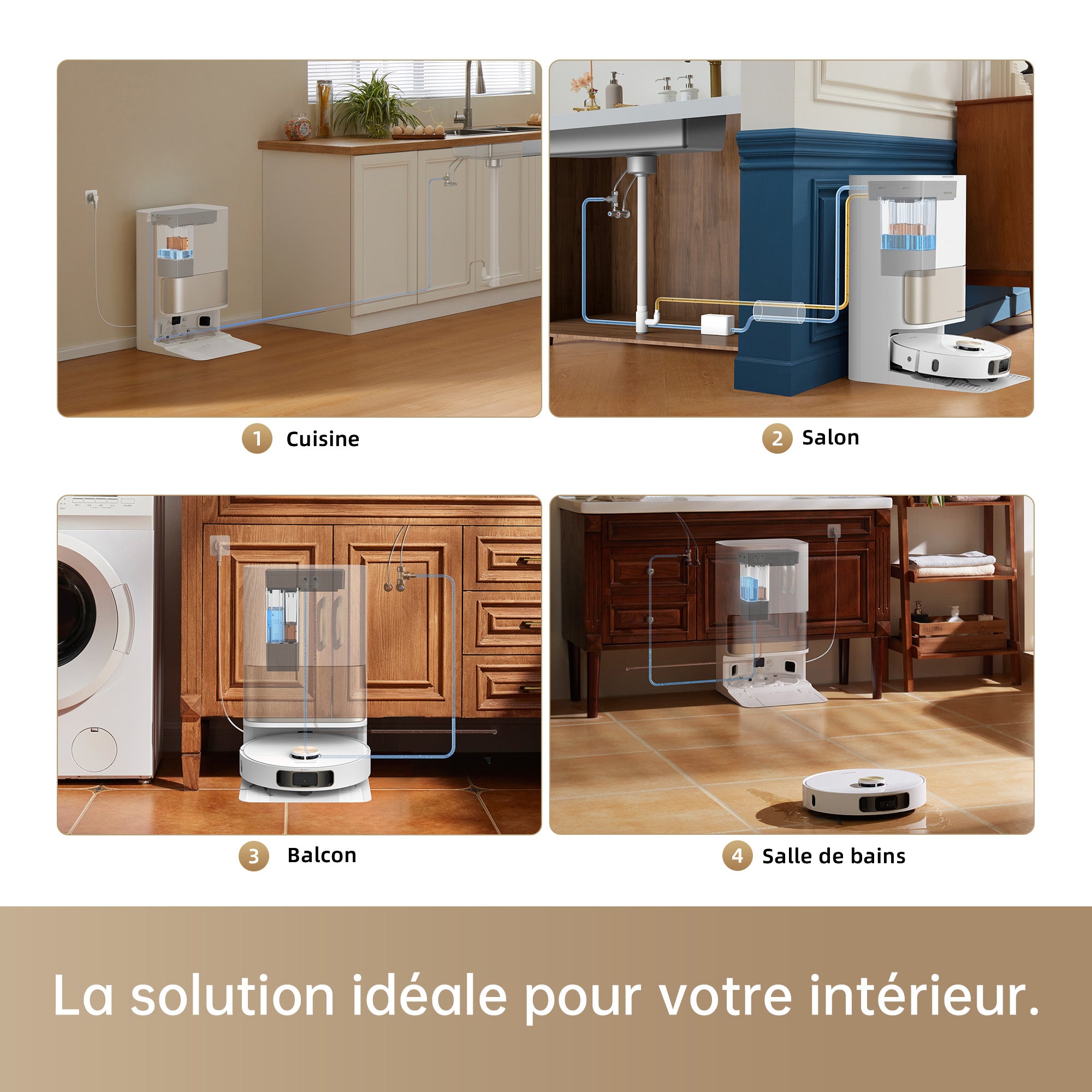 dreame-x-series-kit-raccordement-eau-remplissage-vidange-auto image 6
