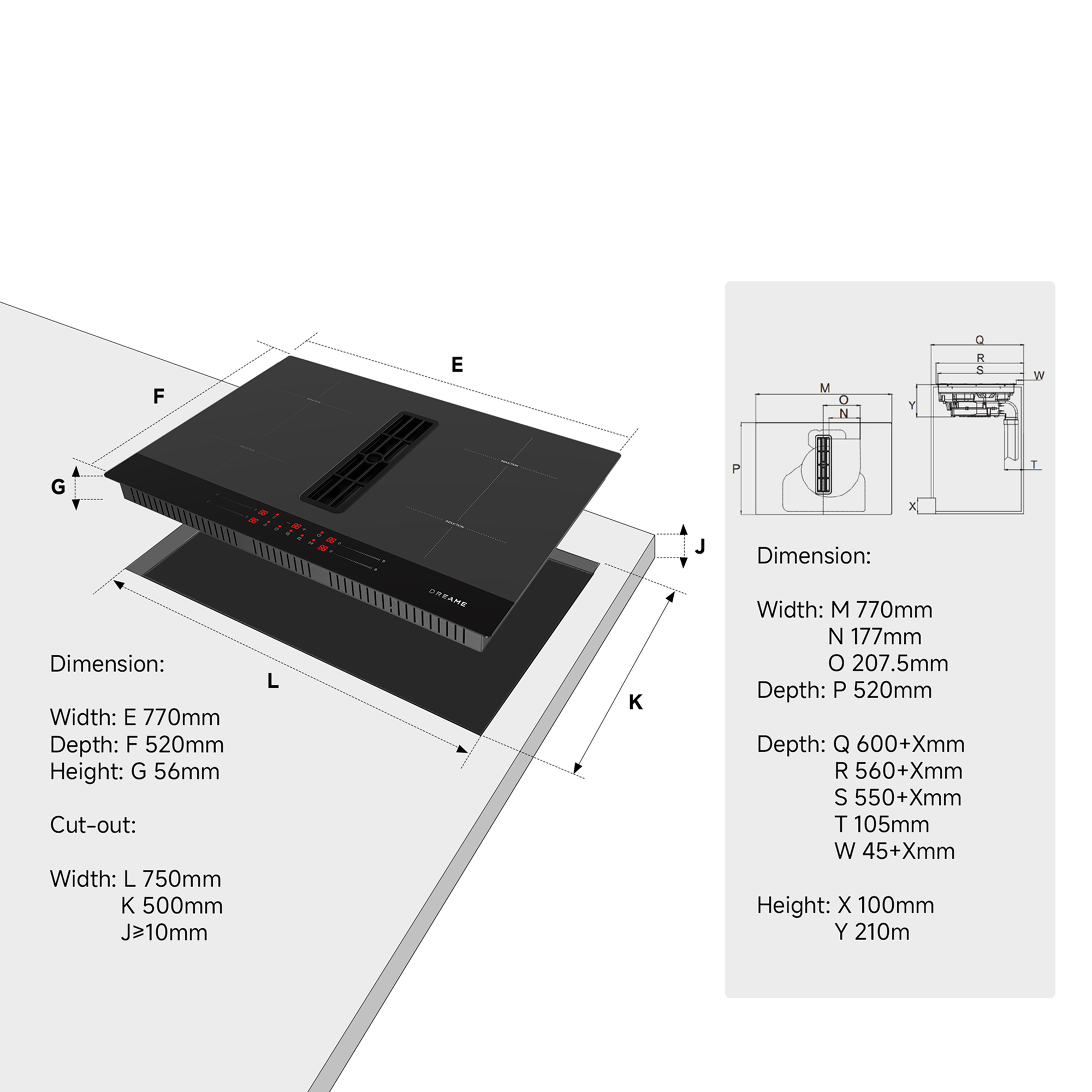 dreame-z-series-vz40-pro-plaque-cuisson-hotte-int-gr-e-4-zones image 5