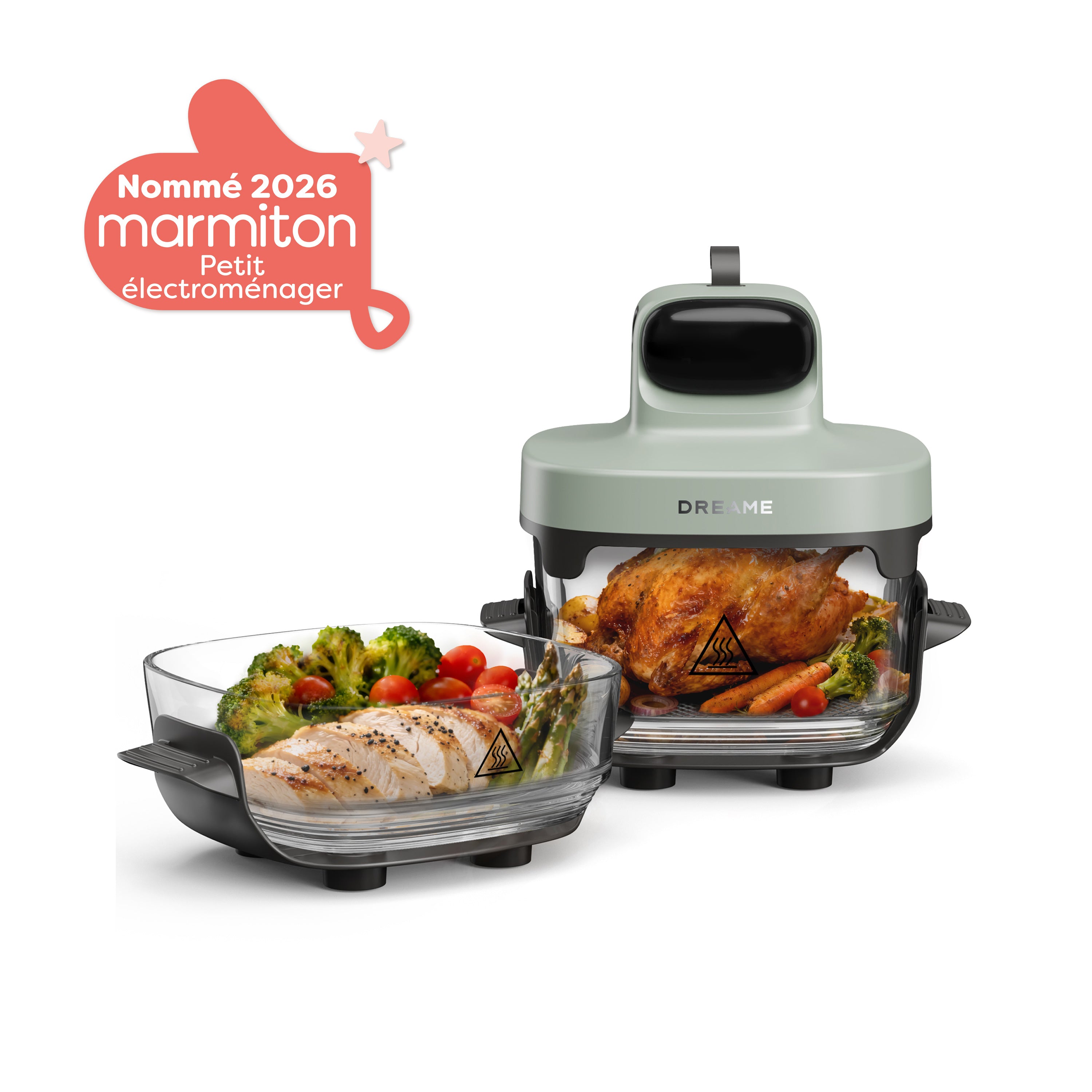 dreame-air-tasti-friteuse-air-verre-portable-5-en-1-sans-huile image 2