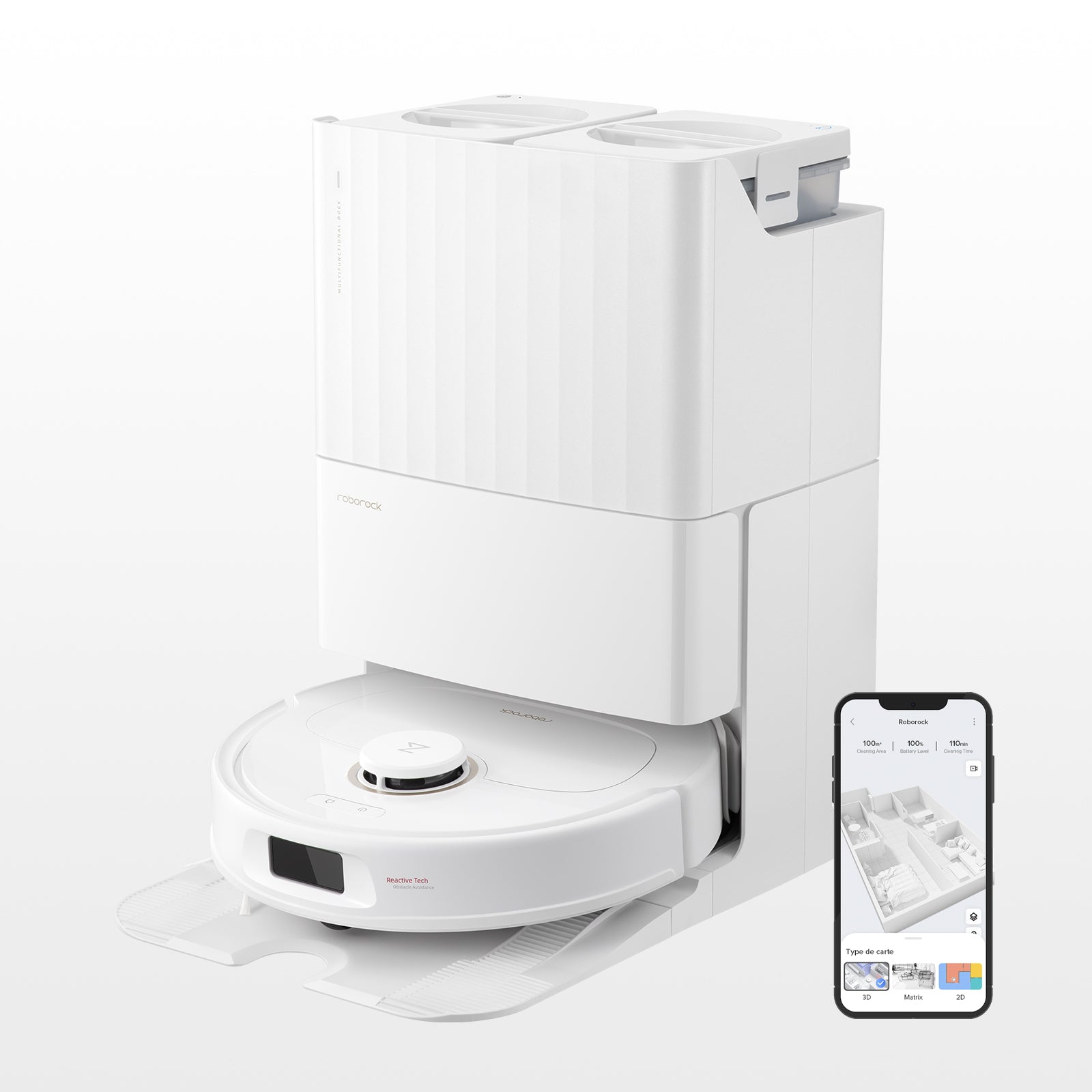 roborock-qrevo-pro-robot-aspirateur-laveur-noir-reconditionn image 2