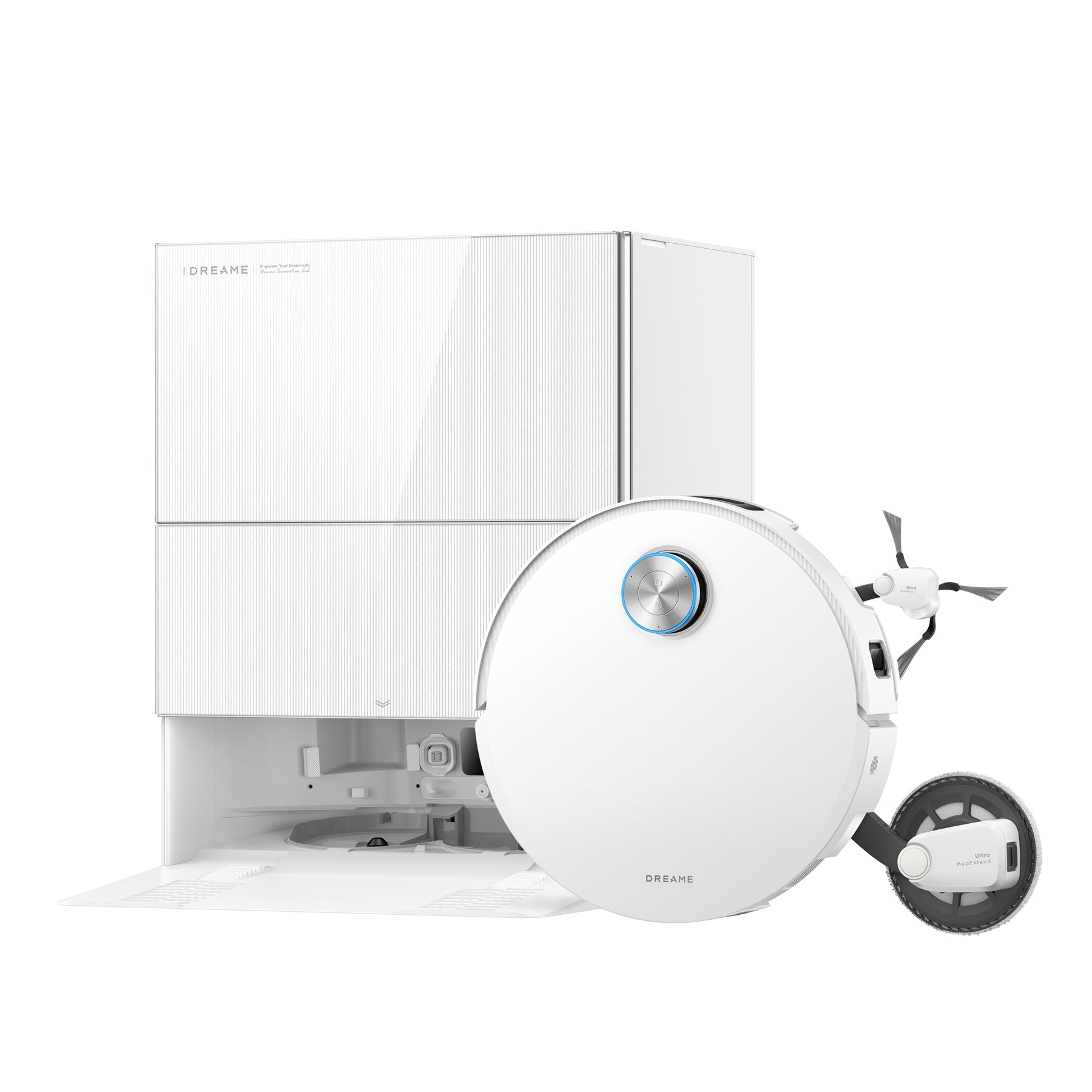 dreame-x60-pro-ultra-robot-aspirateur-laveur-blanc image 1