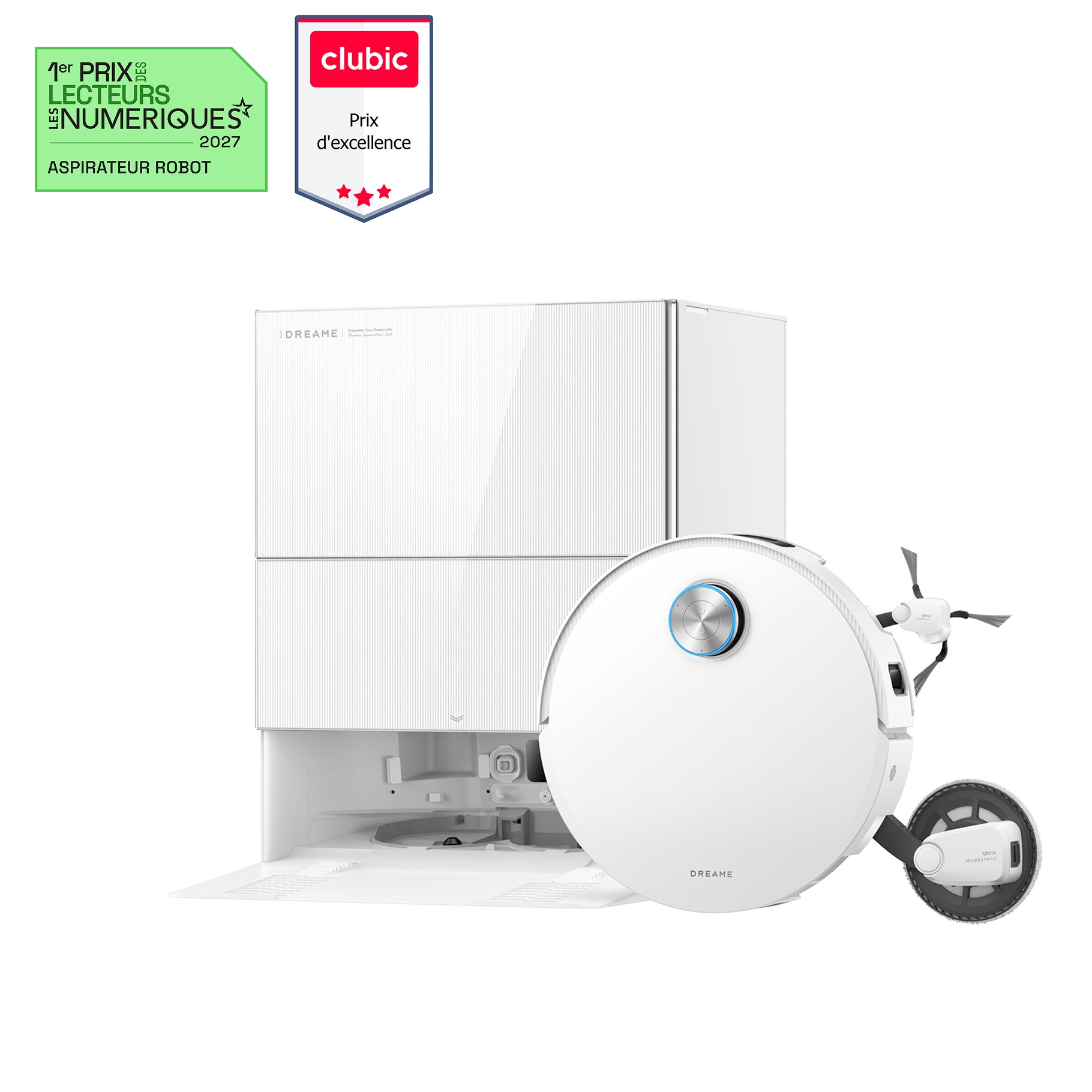 dreame-x60-pro-ultra-complete-robot-aspirateur-laveur-gris-42000-pa image 2