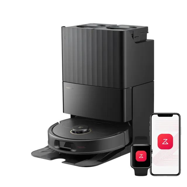 roborock-qrevo-s5v-robot-aspirateur-laveur-noir-12000-pa image 1