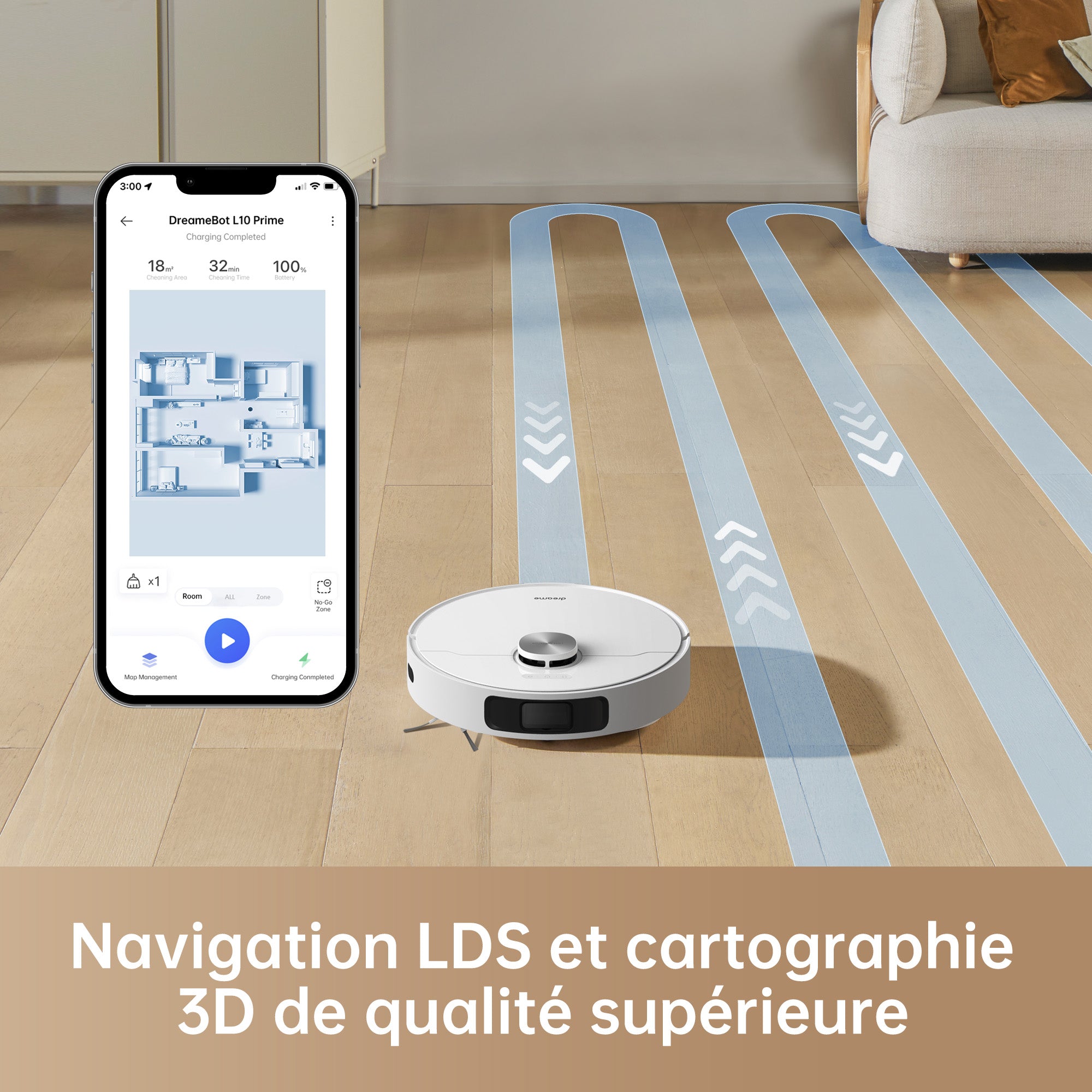 dreame-l10-prime-robot-aspirateur-laveur-4000-pa-lds image 7