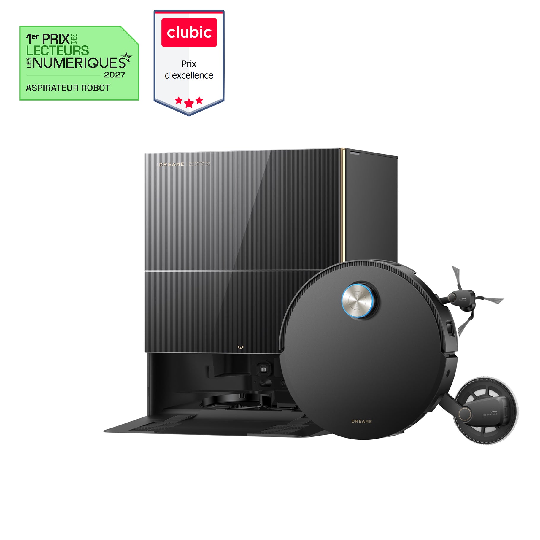 dreame-x60-pro-ultra-complete-noir-robot-aspirateur-laveur-42000-pa image 2