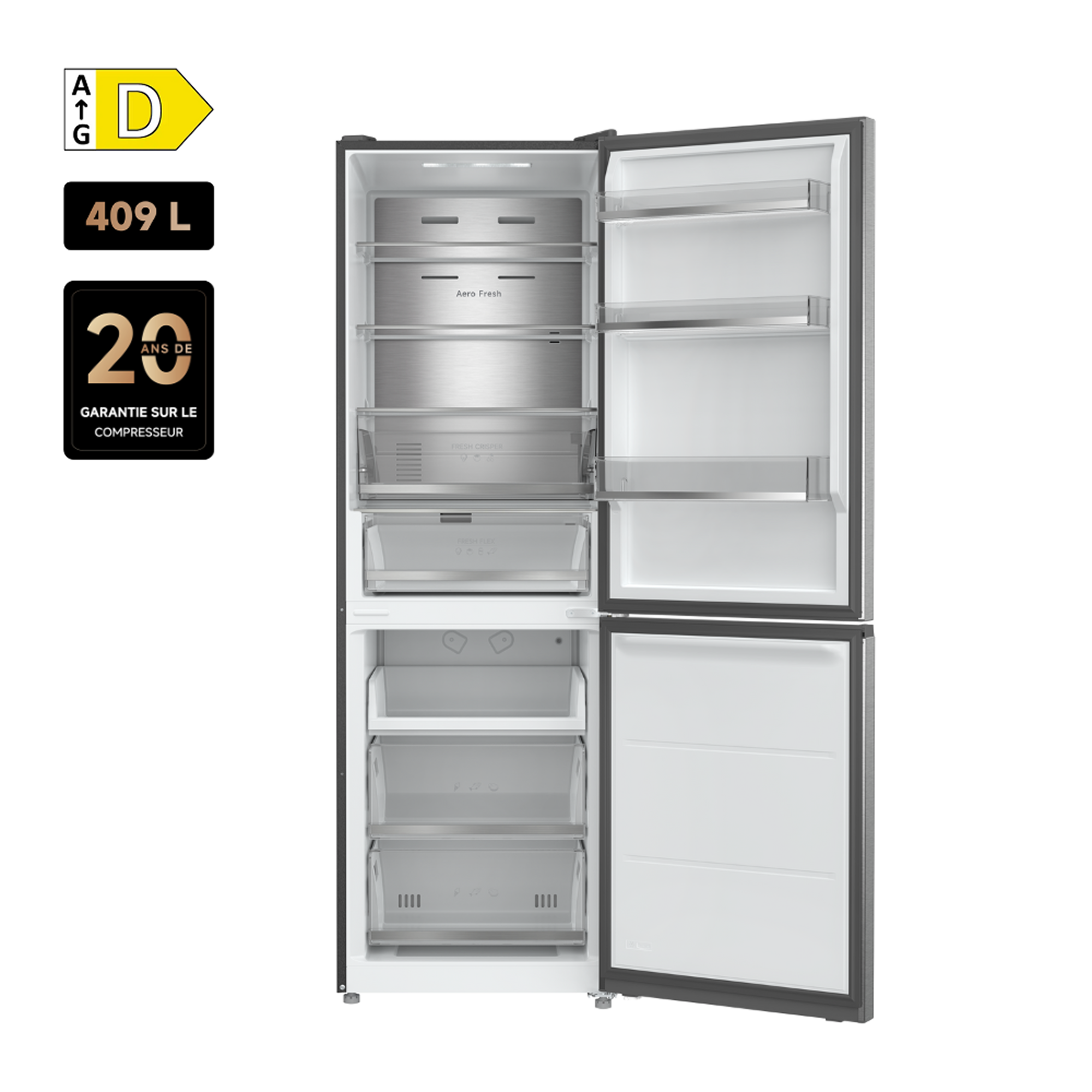 dreame-mega-pro-409-l-r-frig-rateur-classe-d-freshflex image 2