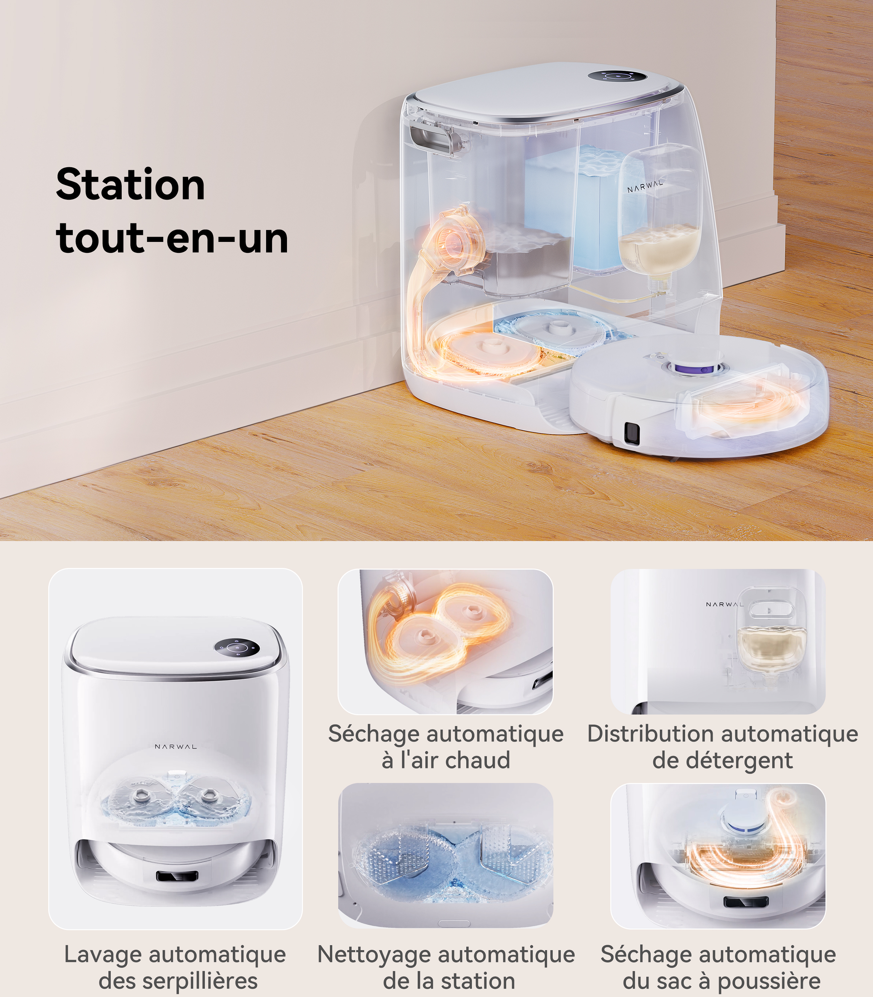 narwal-freo-x-ultra-aspirateur-robot-laveur-pack-1-an image 5