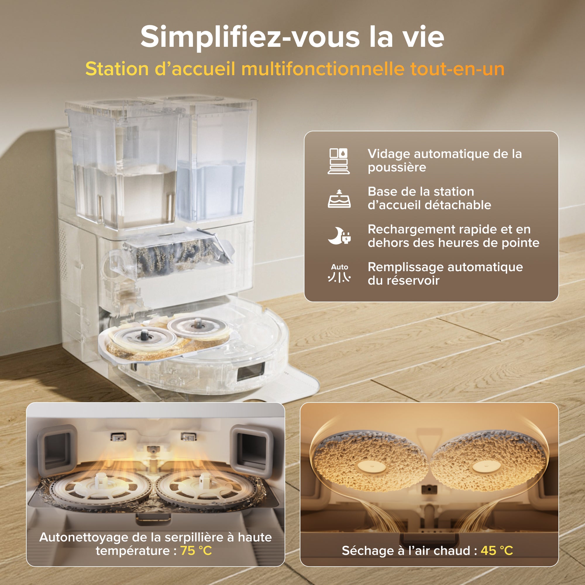 roborock-qrevo-s-pro-robot-aspirateur-laveur-blanc-18500pa image 7