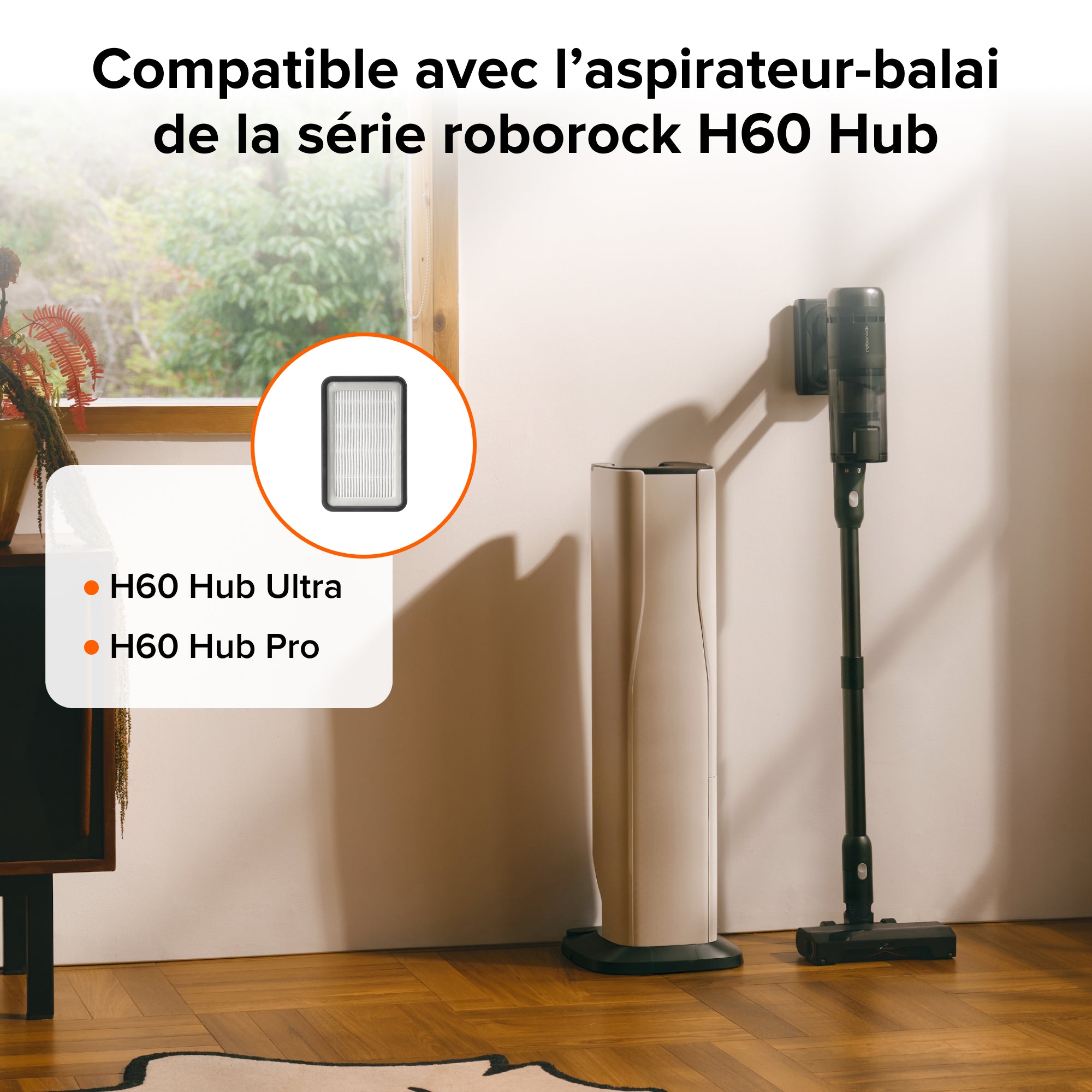 roborock-h60-hub-filtre-lavable-pour-aspirateur-balai image 4